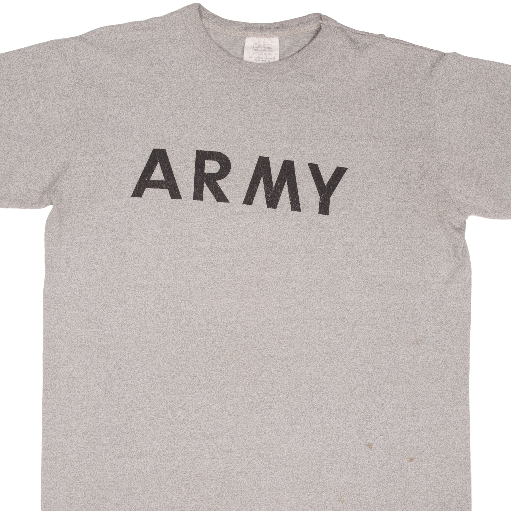 Vintage US Army Physical Training T-Shirt 1996 - Large Size, 100% Cotton, Made in USA - Perfect for Military Enthusiasts, Workouts & Casual Wear