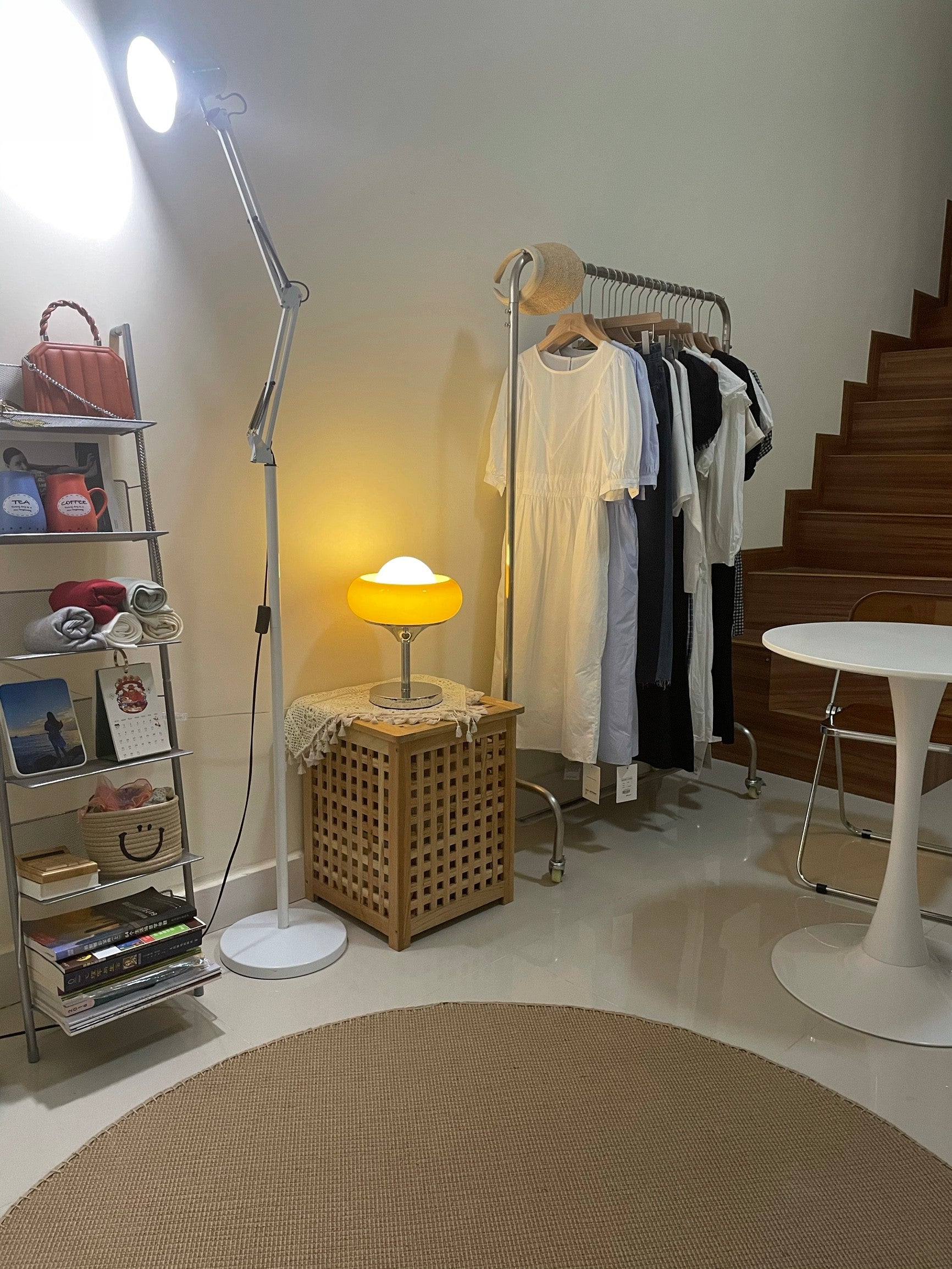 Harvey Table Lamp - Modern LED Desk Light with Adjustable Brightness for Home Office, Bedroom & Study Room