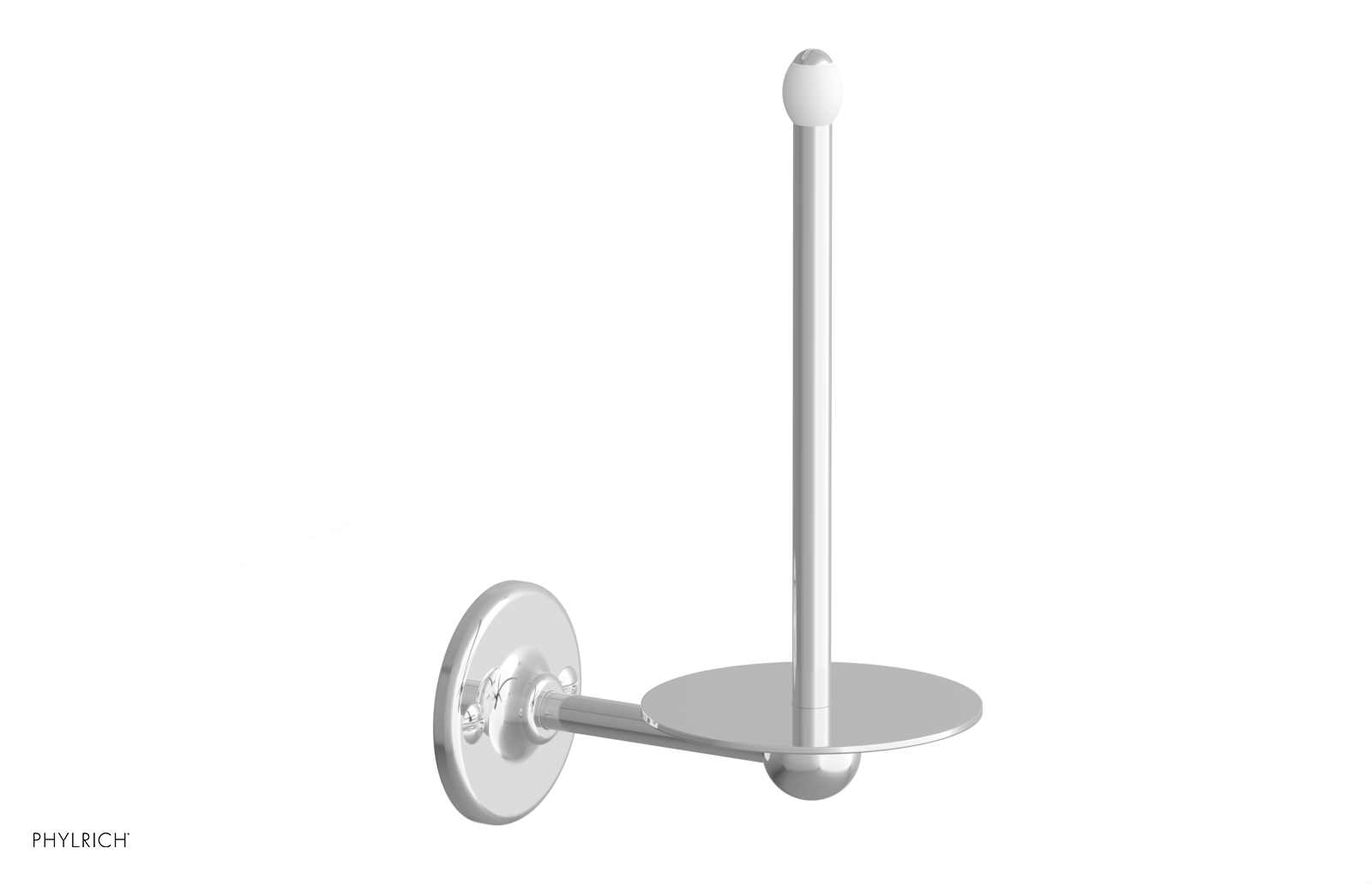 Jamestown Spare Toilet Paper Holder 165 73S - Durable Bathroom Tissue Roll Stand for Home, Office & RV Use