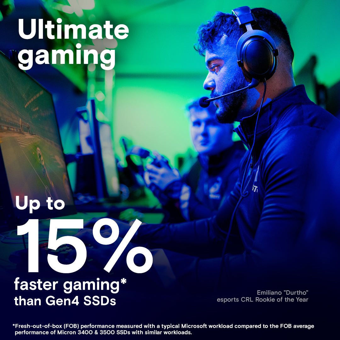 Crucial T705 PCIe Gen5 NVMe M.2 SSD with Heatsink - 1TB/2TB/4TB High-Speed Internal Solid State Drive for Gaming, Video Editing & PC Upgrades