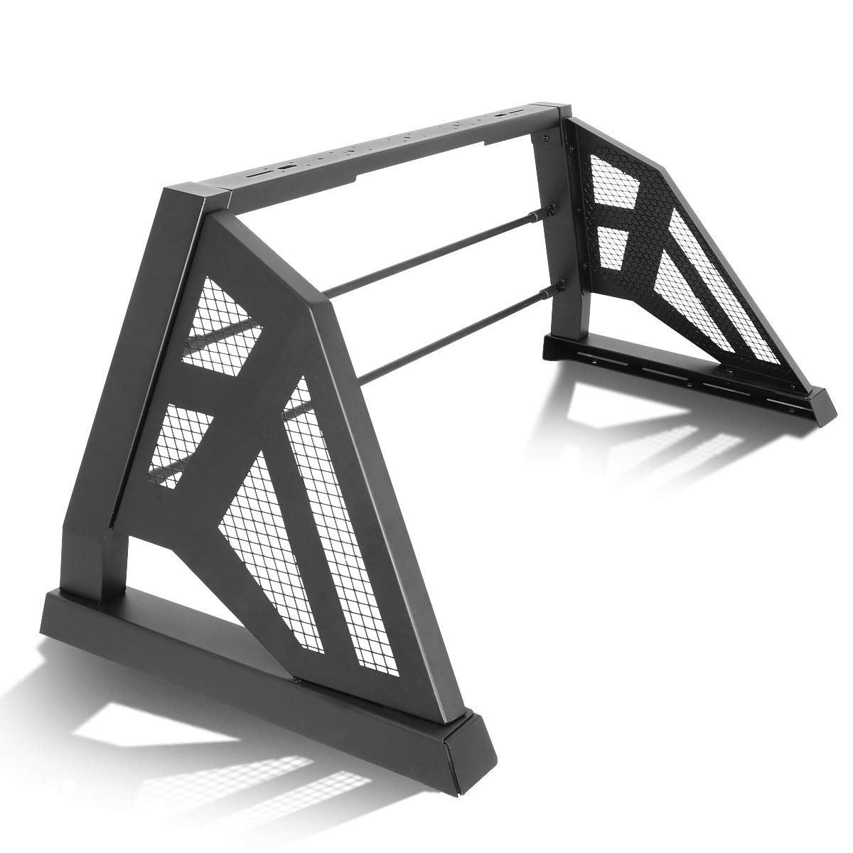 DNA MOTORING TCRB-003 Aluminum Truck Bed Chase Rack Roll Bar - Compatible with 1999-2017 Ford F-250 SD F-350 SD F-450 SD Styleside Beds | Heavy-Duty Off-Road Protection for Pickup Trucks | Perfect for Overlanding, Work & Adventure