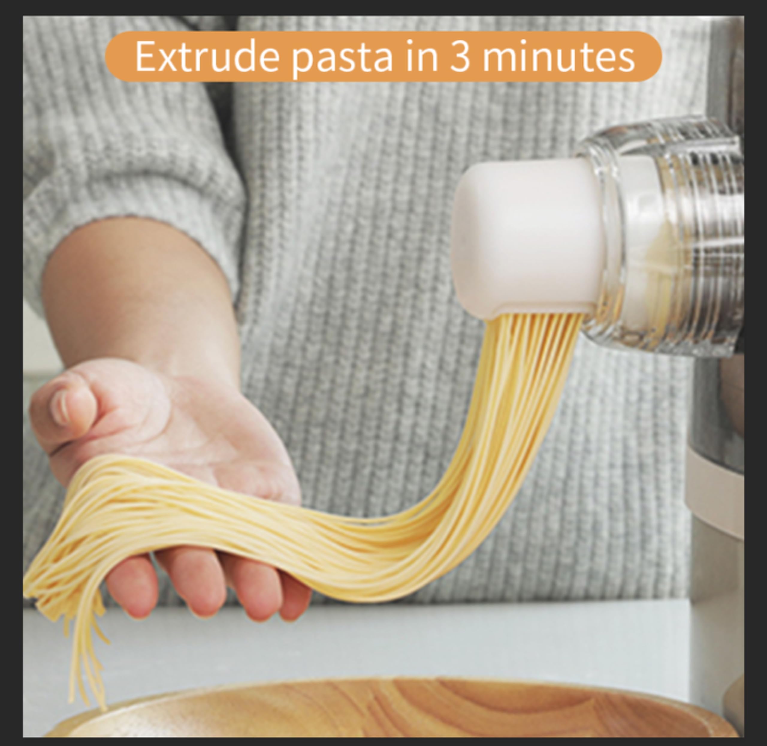 Automatic Pasta Maker Machine 300W - Electric Pasta Noodle Maker for Homemade Spaghetti, Fettuccine, Lasagna, Ravioli, Penne & Dumpling Wrappers - Easy Control Panel - Perfect for Italian Cuisine, Family Dinners & Restaurant-Style Meals