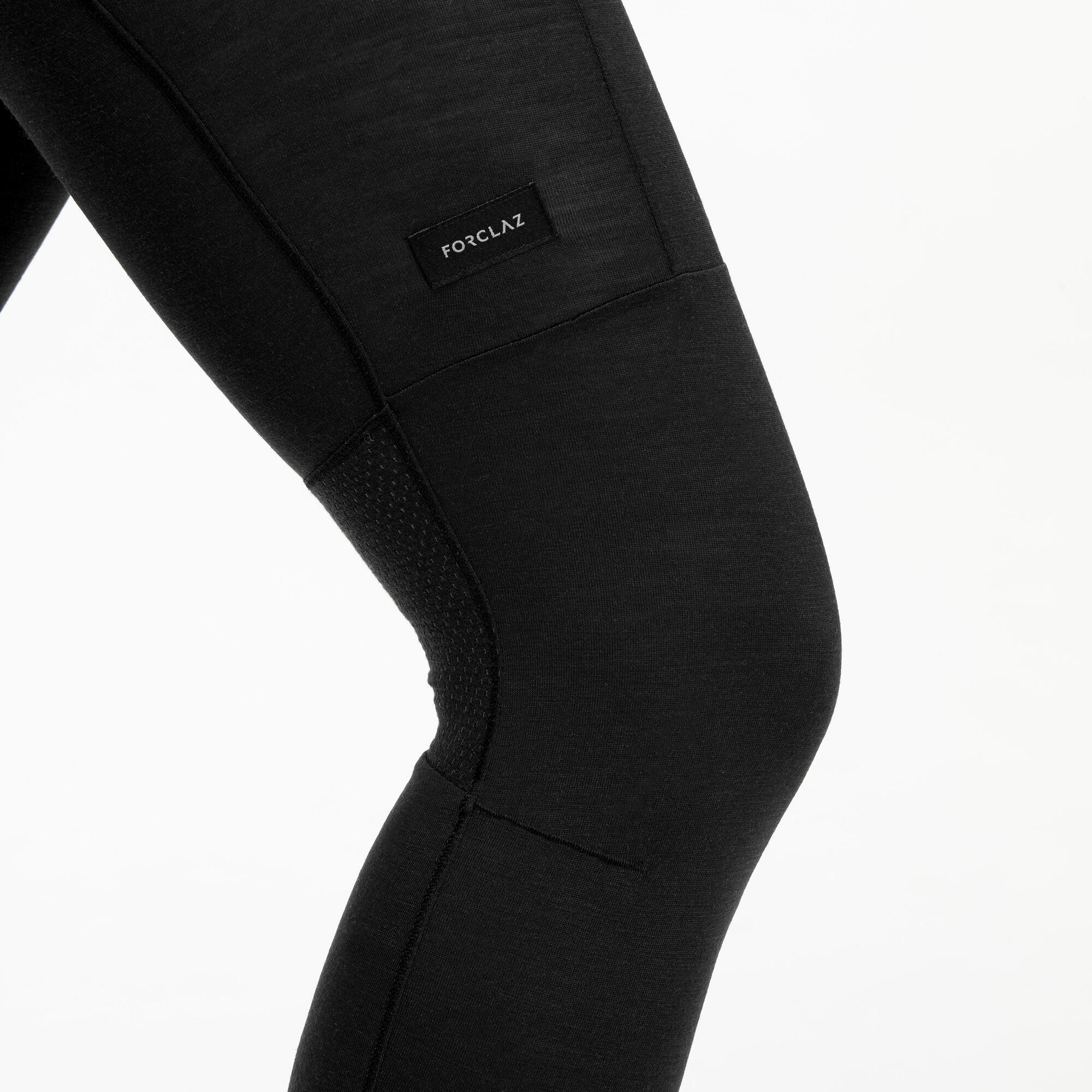 Forclaz Women's MT500 Merino Wool Leggings - Thermal Base Layer for Hiking, Skiing & Winter Outdoor Activities