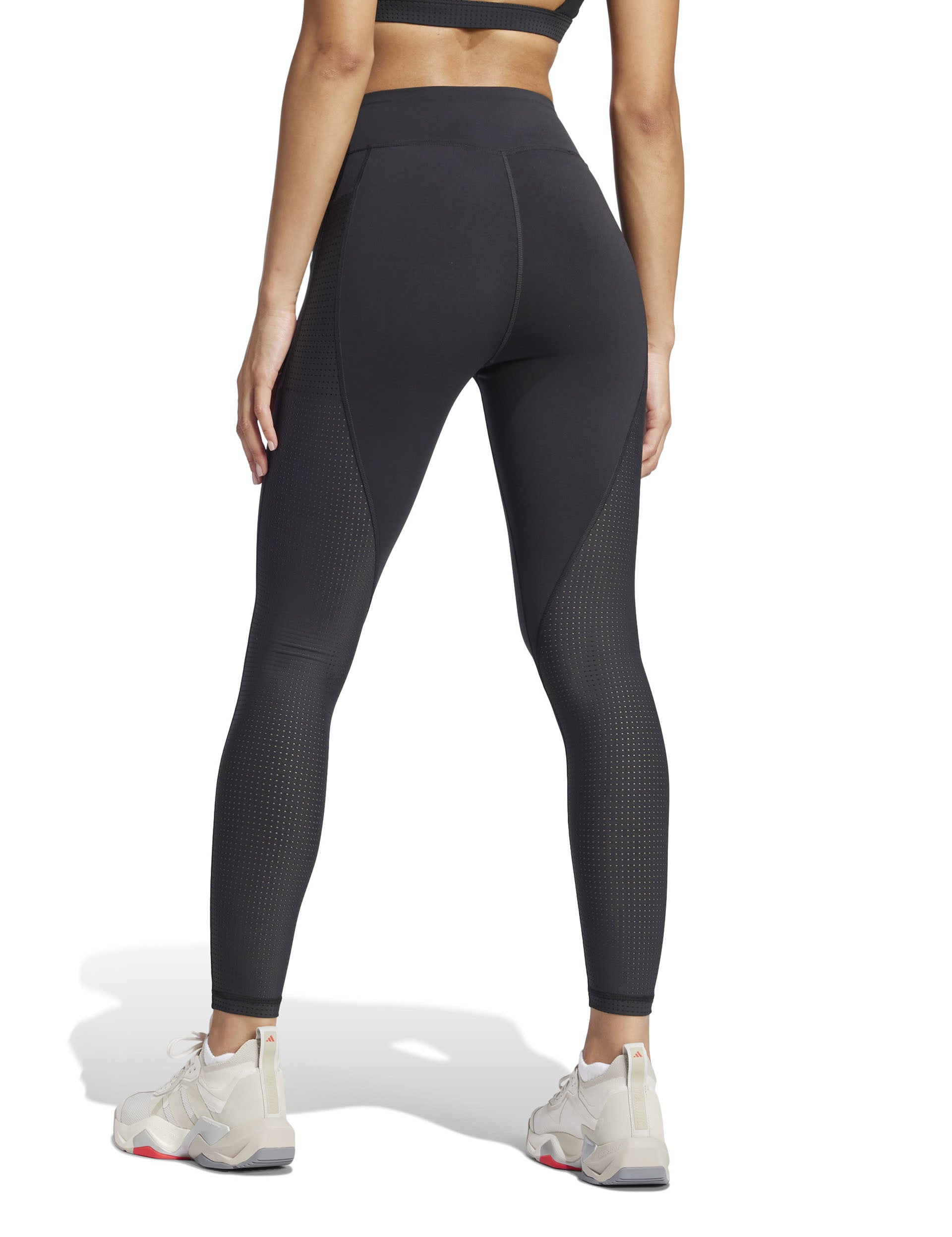 High-Intensity 7/8 Leggings for Women - Black Workout Leggings for Running, Yoga & Gym - Moisture-Wicking & Comfortable Training Tights