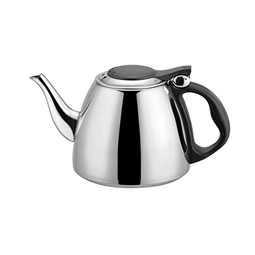 GANFANREN Stainless Steel Electric Kettle - Fast Boiling, 1500W Rapid Heating, Flat Bottom Water Boiler for Tea, Coffee & Instant Noodles - Perfect for Home, Office & Dorm Use
