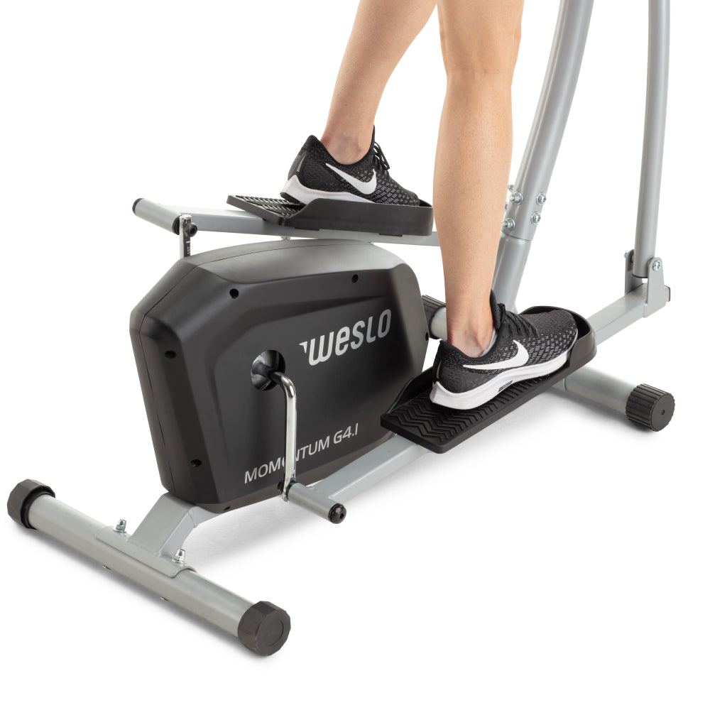 Weslo Momentum G 4.1 Rear Drive Elliptical Machine - Low Impact Cardio Trainer for Home Gym, Full Body Workout Equipment - Perfect for Small Spaces & Apartment Fitness