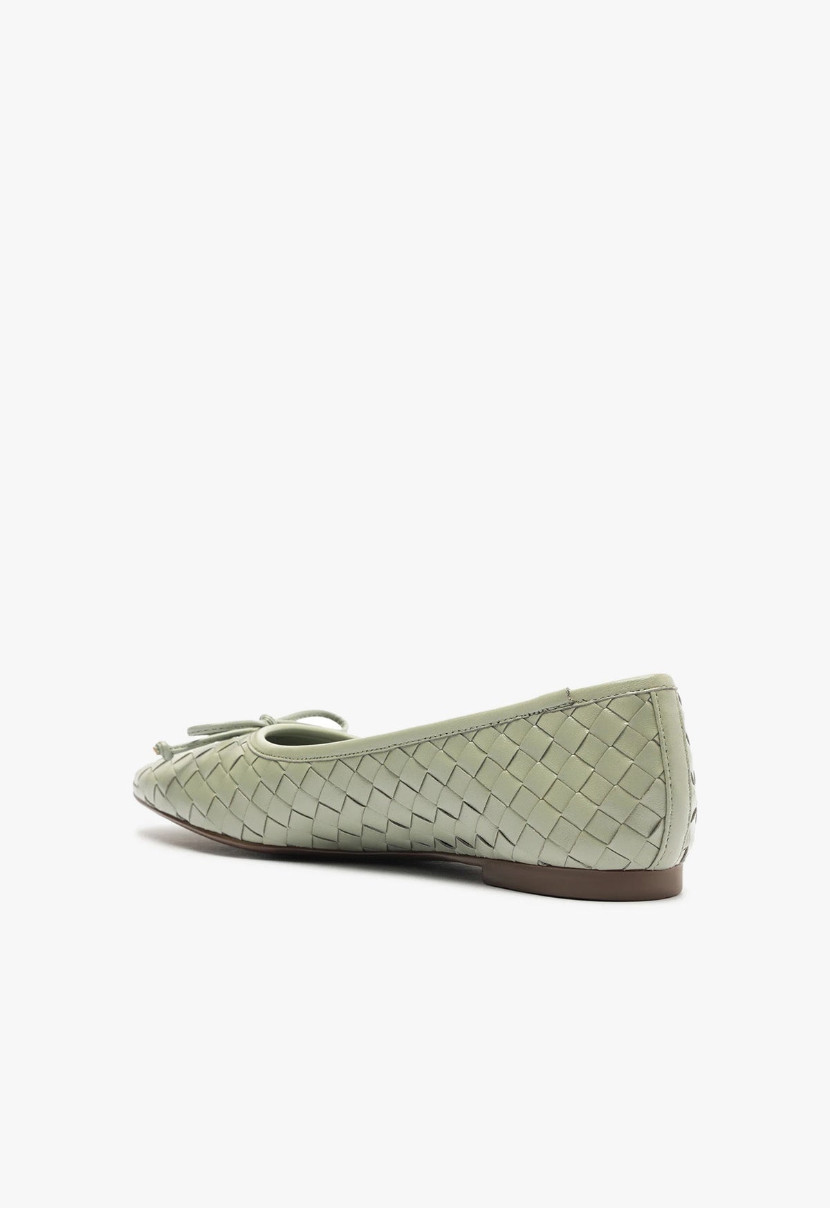 Arissa Women's Woven Leather Ballet Flats - Comfortable Slip-On Loafers for Work, Travel & Casual Outfits