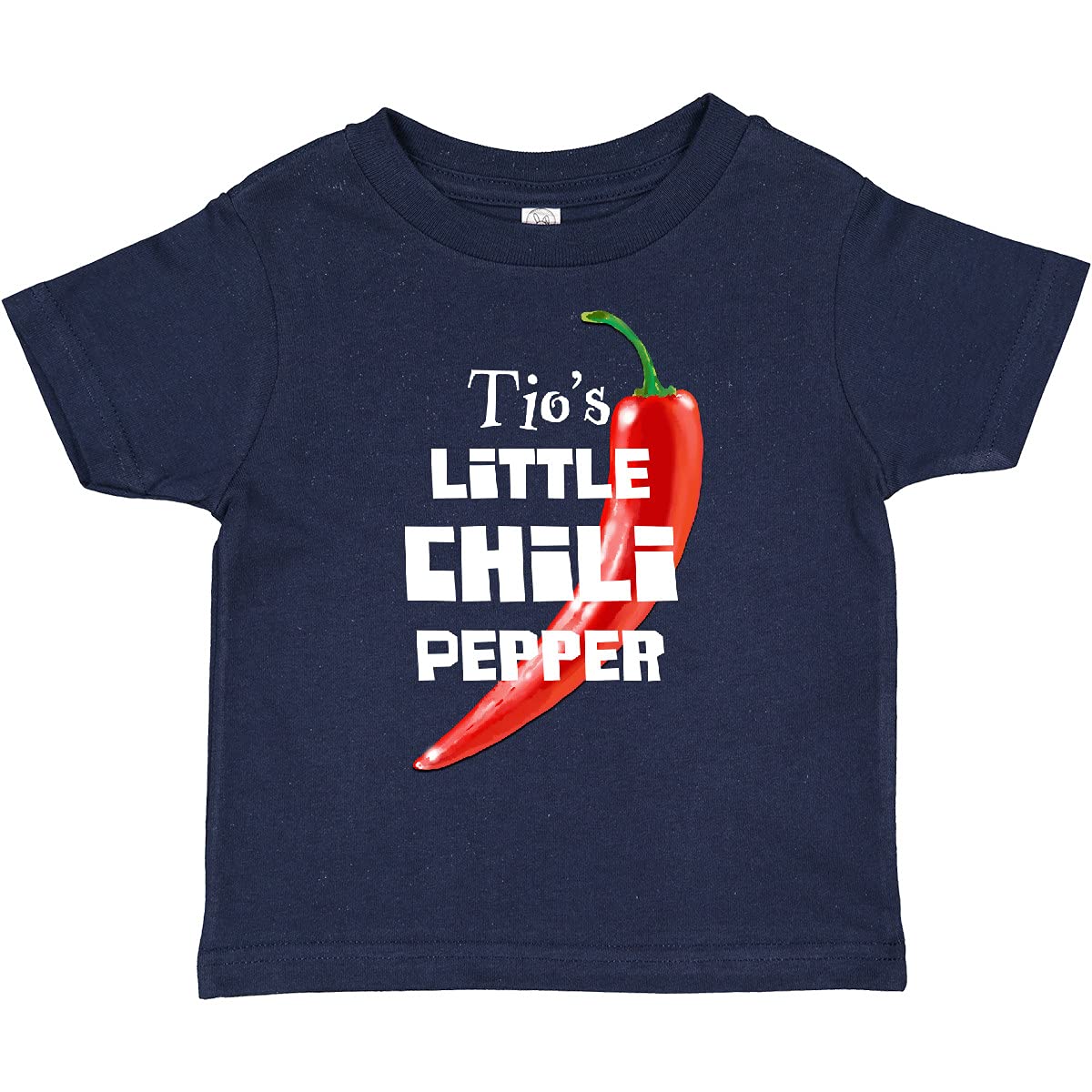 Inktastic Tio's Little Chili Pepper Toddler T-Shirt - Cute Spicy Baby Clothes for Boys & Girls - Perfect for Family Outings, Playdates & Hispanic Heritage Celebrations