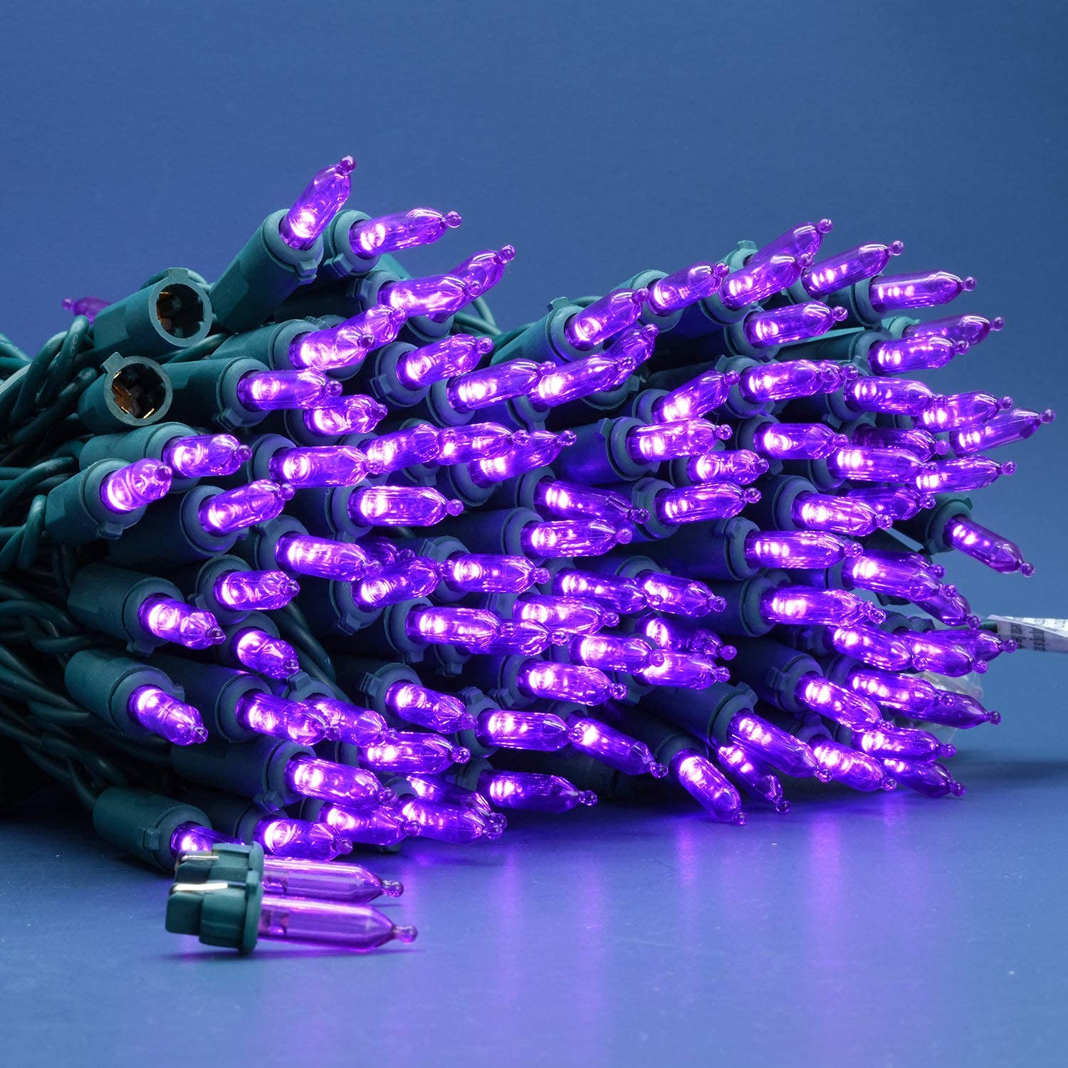 200 Count Purple LED Christmas Lights - 66 ft Green Wire, UL Certified Commercial Grade Holiday String Lights for Indoor & Outdoor Decor - Perfect for Christmas Trees, Parties, and Home Decoration
