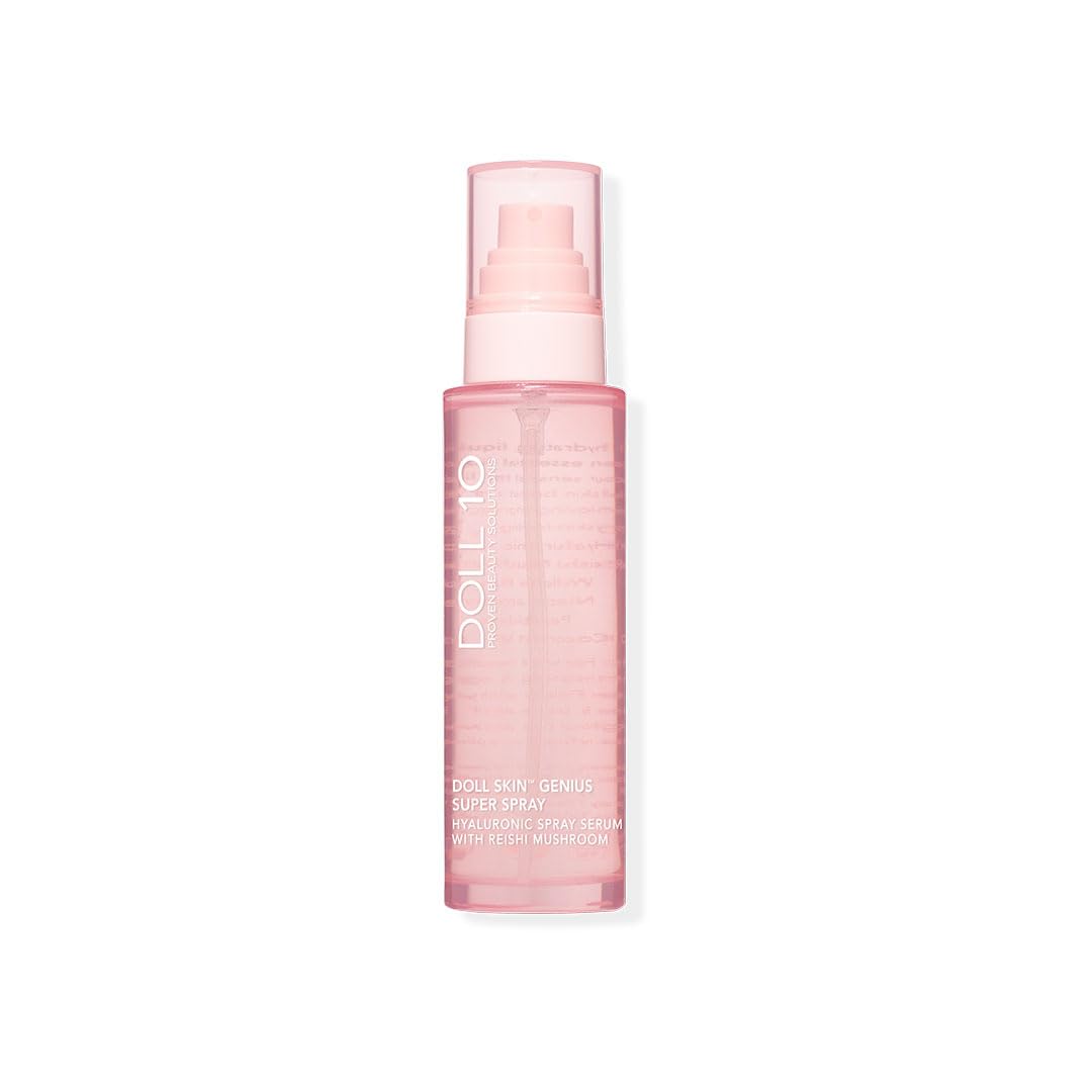 DOLL SKIN GENIUS™ Super Spray Serum with Reishi Mushroom - Hydrating Facial Mist for Glowing Skin | Perfect for Daily Skincare Routine & On-the-Go Refreshment
