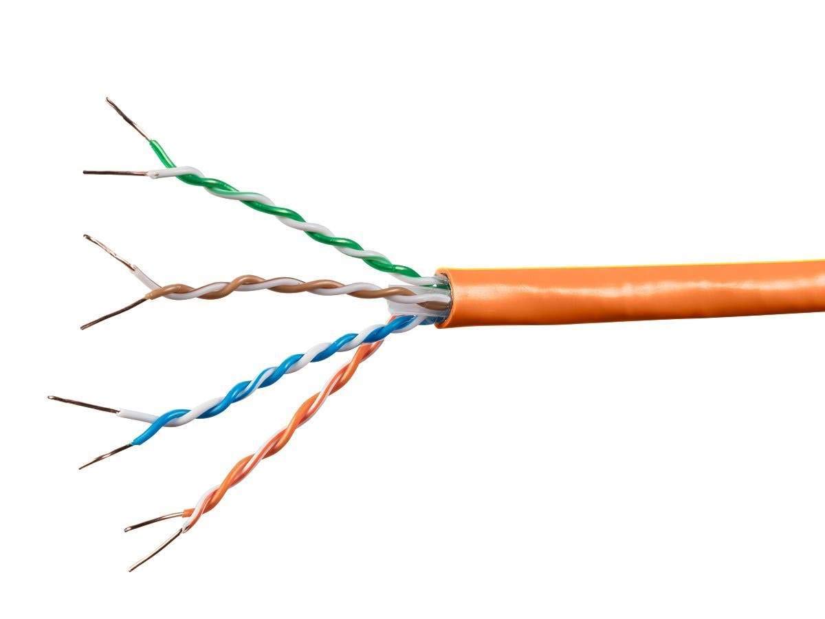Monoprice Cat6A Ethernet Bulk Cable - 1000ft Solid Bare Copper Wire, 550MHz, 10Gbps UTP CMR Rated, 23AWG (Blue) - Perfect for Home Networking, Office Setup & High-Speed Data Centers