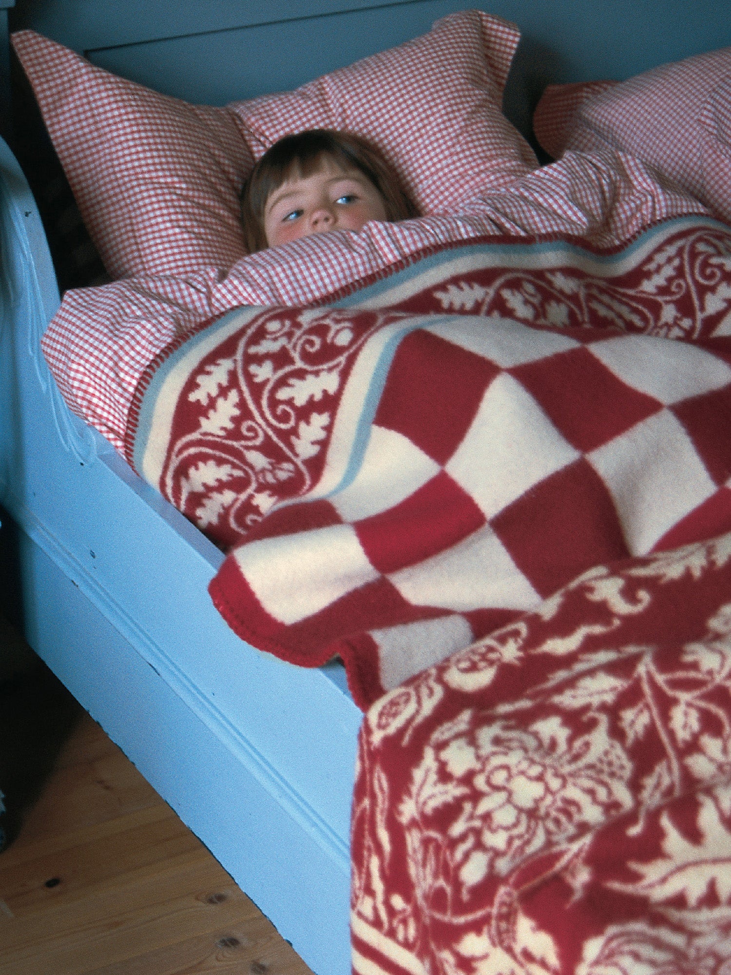 Cozy Red Plaid Fleece Blanket - Soft & Warm Throw for Couch, Bed, and Outdoor Picnics | Perfect for Winter, Camping, and Home Decor
