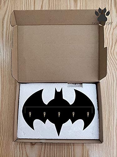 Batman-Themed Bugbat Hook - Personalized Coat, Towel & Key Holder - Unique DIY Gift for Birthday & Special Occasions - Perfect for Home, Office & Dorm Organization