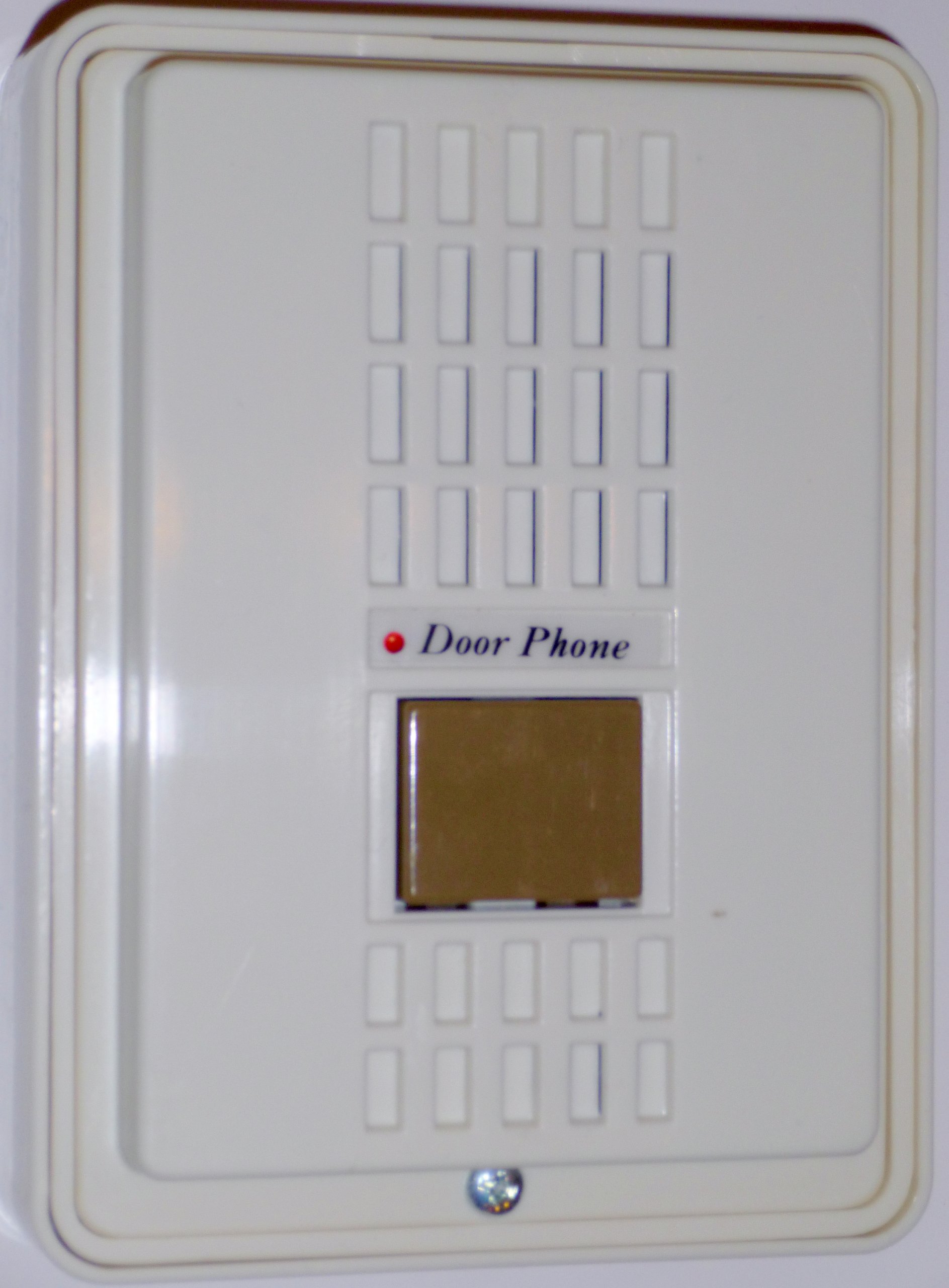 Outdoor Door Station in Ivory - Secure and Durable Entry System for Homes & Offices | Perfect for Front Door Security & Visitor Communication