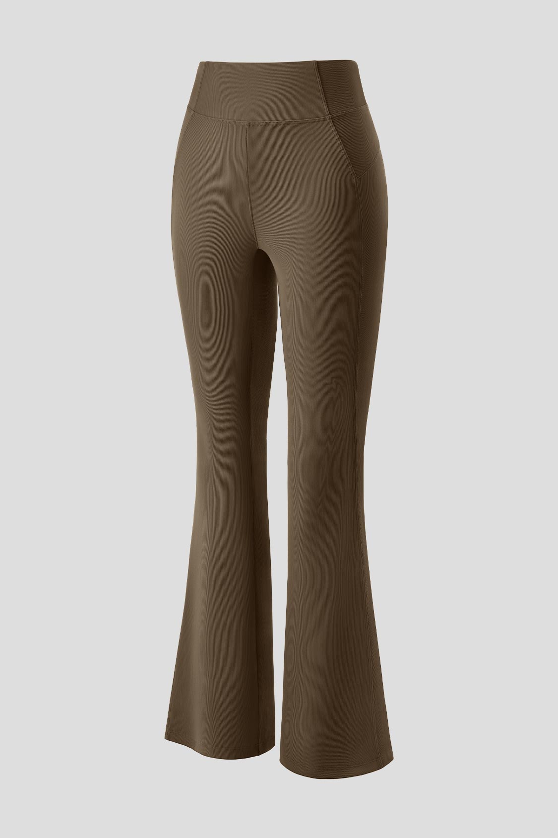 Women's High Elasticity Flared Pants - Stretchy Comfort Bootcut Trousers for Work, Casual & Yoga | Plus Size Options Available