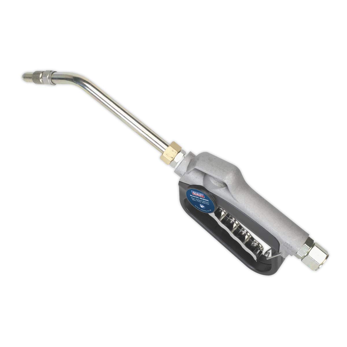 Sealey AK4564D Oil Hose End Gun - Heavy Duty Grease Gun for Automotive & Industrial Use - Perfect for Lubricating Bearings, Gears & Machinery