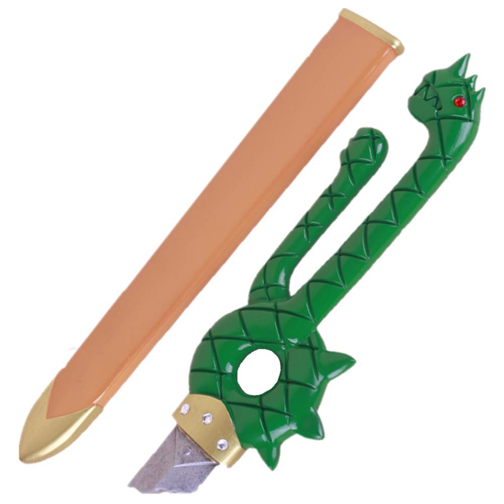 The Seven Deadly Sins Meliodas Anime Cosplay Sword - Full Metal Replica Broken Sword Prop for Halloween, Comic Con & Cosplay Events - Perfect for Anime Fans & Collectors