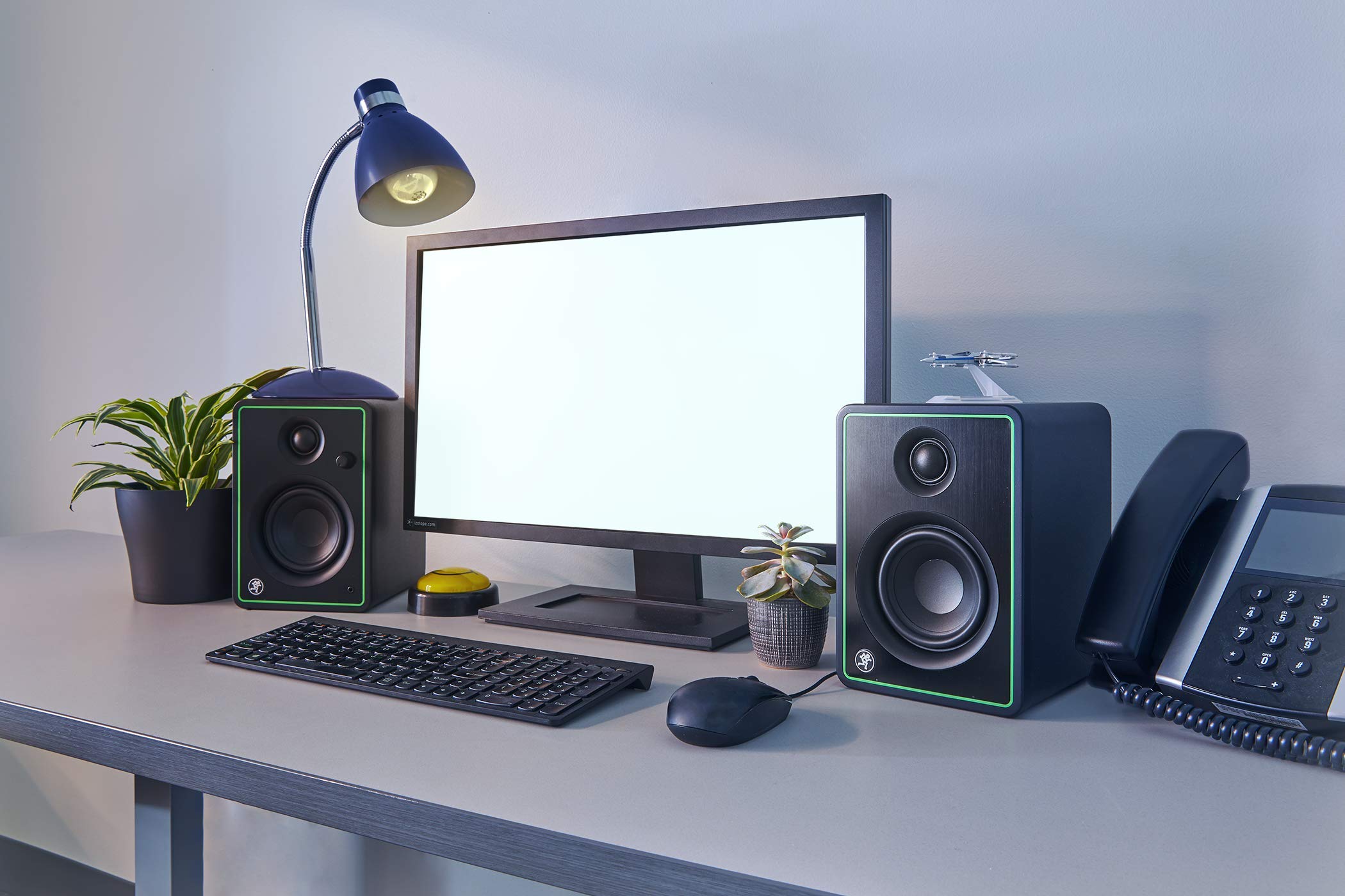 Mackie CR3-XBT 3-Inch Bluetooth Studio Monitor Speakers with EMB Cables & Phone Holder - Professional Studio Reference Monitors for Music Production, Podcasting, Gaming & Home Theater Systems