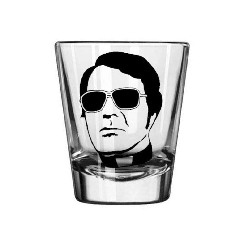Jim Jones Peoples Temple Shot Glass - Jonestown True Crime Collectible - Halloween Horror Party Drinking Cup - Perfect for Themed Parties & Crime History Enthusiasts