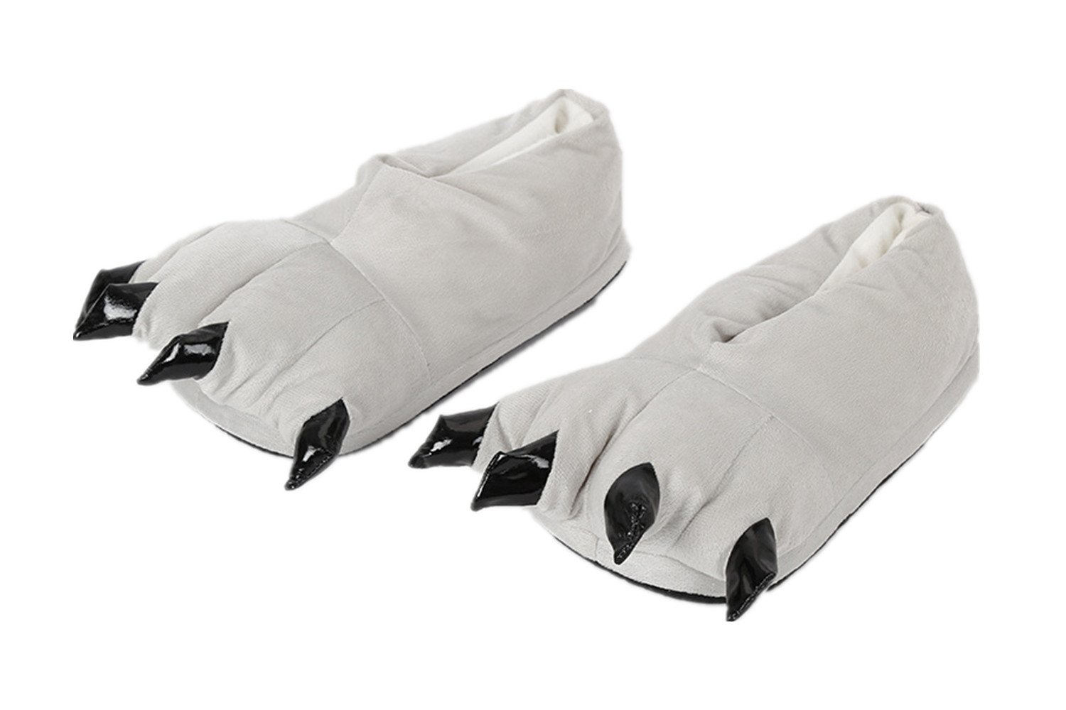 Cozy Animal Paw Slippers - Warm Plush House Shoes for Women & Men - Perfect for Indoor Comfort, Cosplay Costume and Gift Giving
