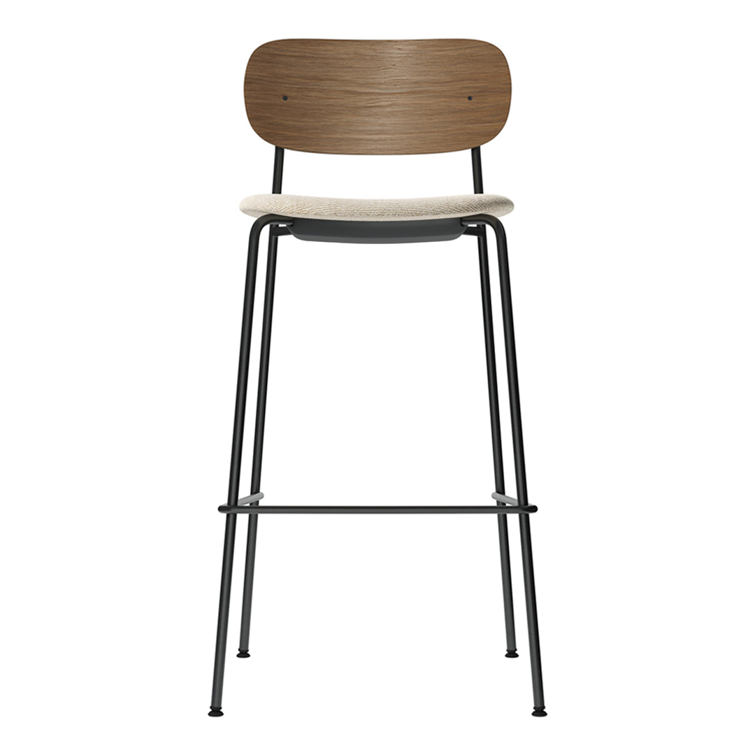 Co Bar Chair with Upholstered Seat - Modern Counter Height Stool for Kitchen Island, Bar, and Dining Room - Comfortable & Stylish Seating Solution