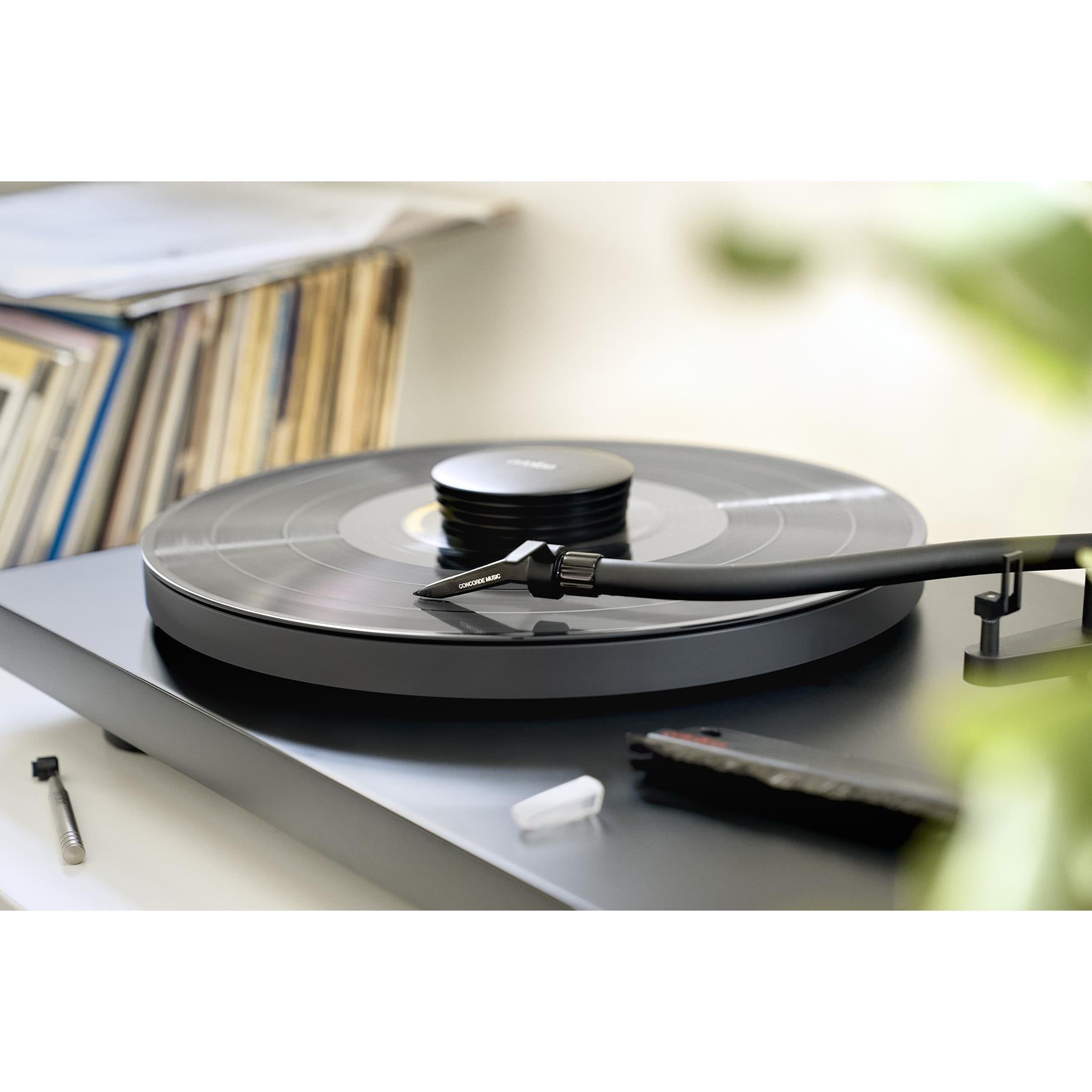 Ortofon Concorde Music Black Moving Magnet Cartridge - High-Quality DJ & Turntable Stylus for Vinyl Records - Perfect for DJ Mixing, Home Audio & Professional Use