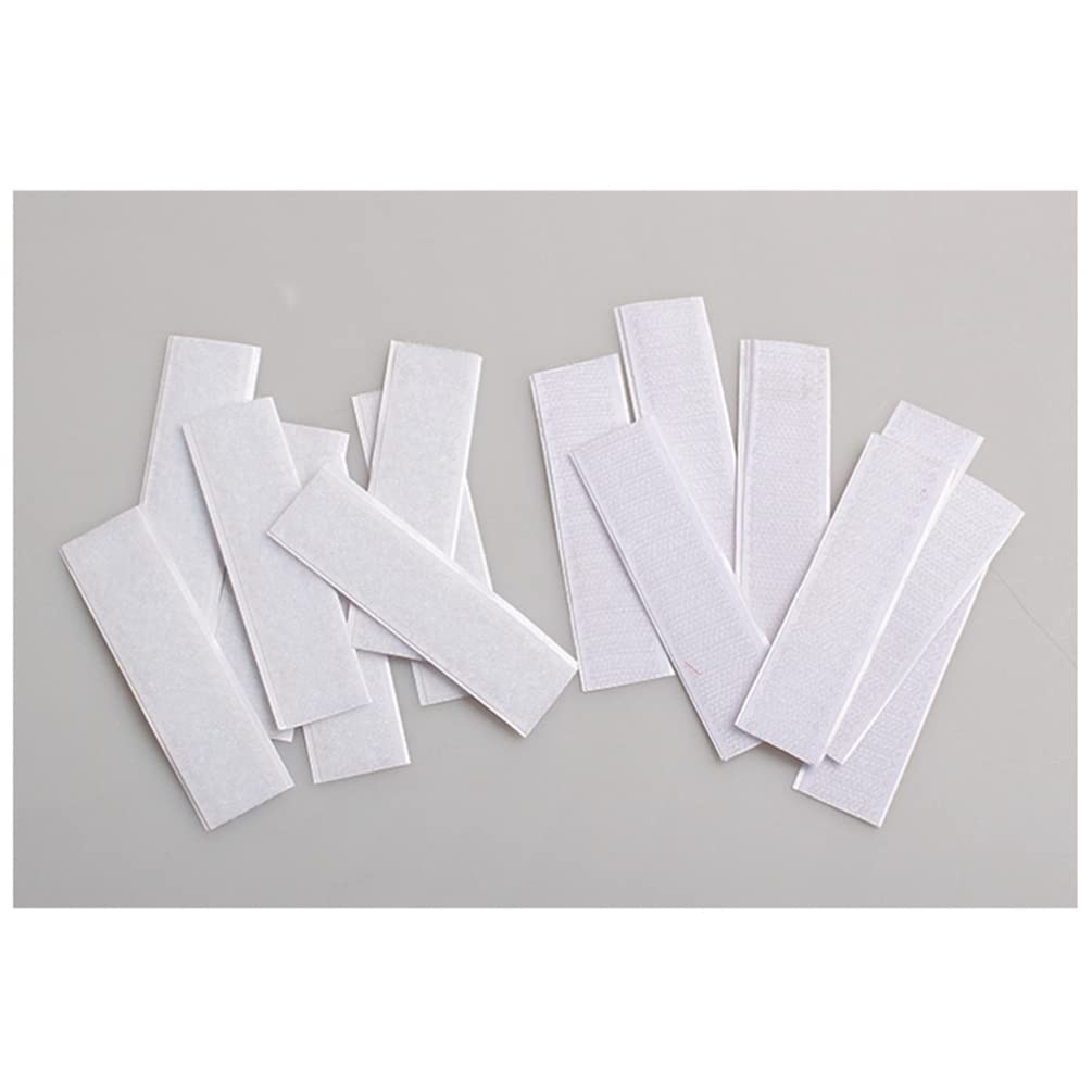 10-Pack Heavy Duty Hook and Loop Tape Stickers - Strong Adhesive Mounting Tape for DIY, Home Organization, and Crafting - Perfect for Hanging Pictures, Organizing Cables, and Securing Decorations