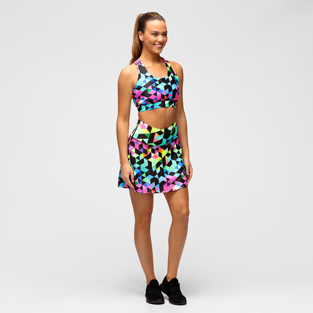 Neo Geo Skort - Stylish and Comfortable Athletic Skirt Shorts for Women | Perfect for Running, Tennis, Yoga & Gym Workouts