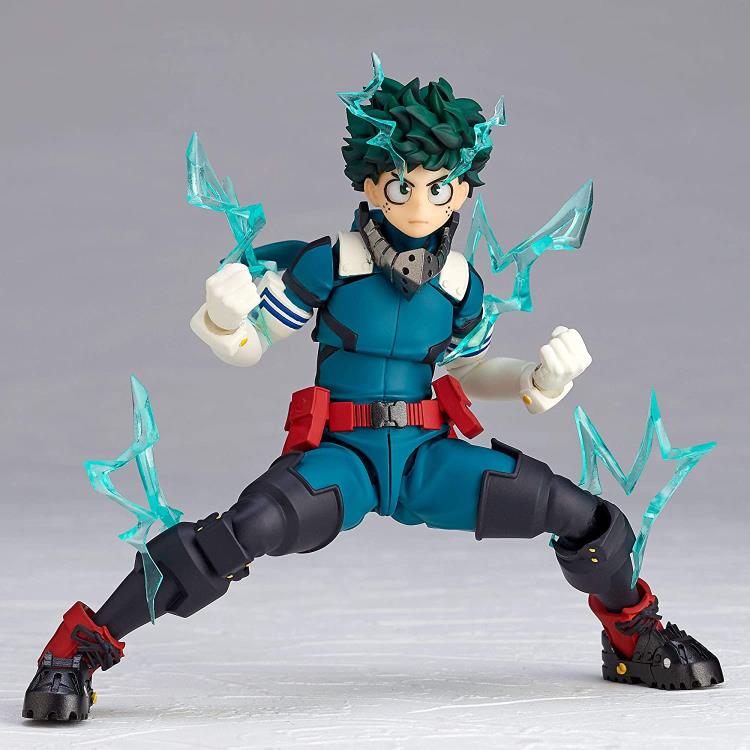 Amazing Yamaguchi Revoltech Deku Midoriya Action Figure - My Hero Academia Anime Collectible - Reissue for Display & Play