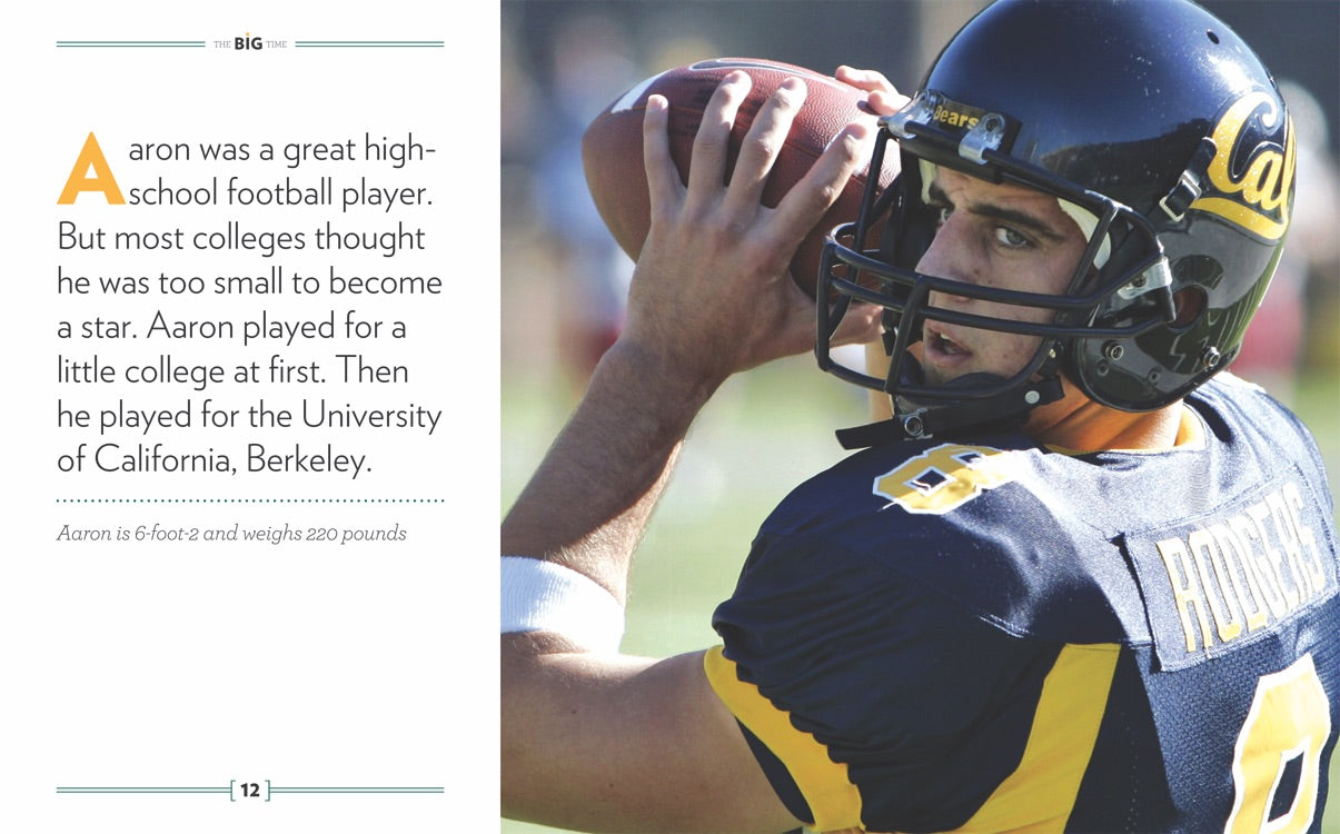 Aaron Rodgers Biography Book - 9781608183340 | Inspiring NFL Story for Football Fans & Sports Enthusiasts