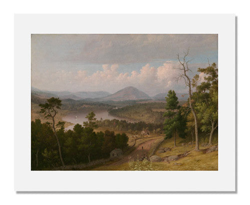 Thomas Doughty 'View from Stacey Hill, Stoddard, New Hampshire' Landscape Art Print - Premium Wall Decor for Living Room, Office & Gallery Display