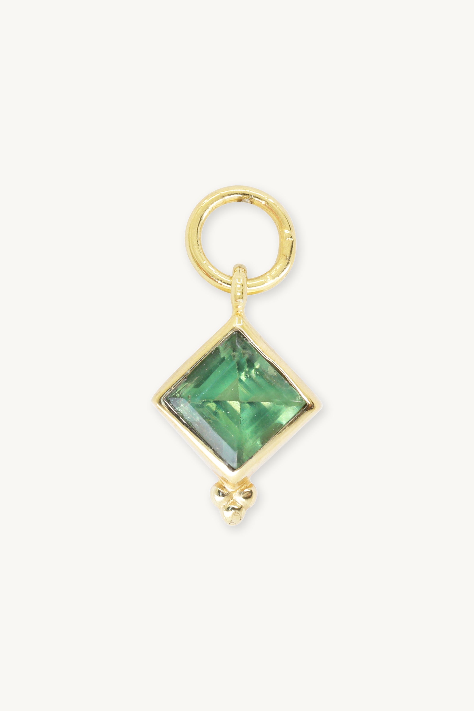 Isla Apatite Gold Charm Pendant Necklace - Genuine Blue Apatite Gemstone Jewelry for Women - Perfect for Everyday Wear, Gift Giving & Special Occasions