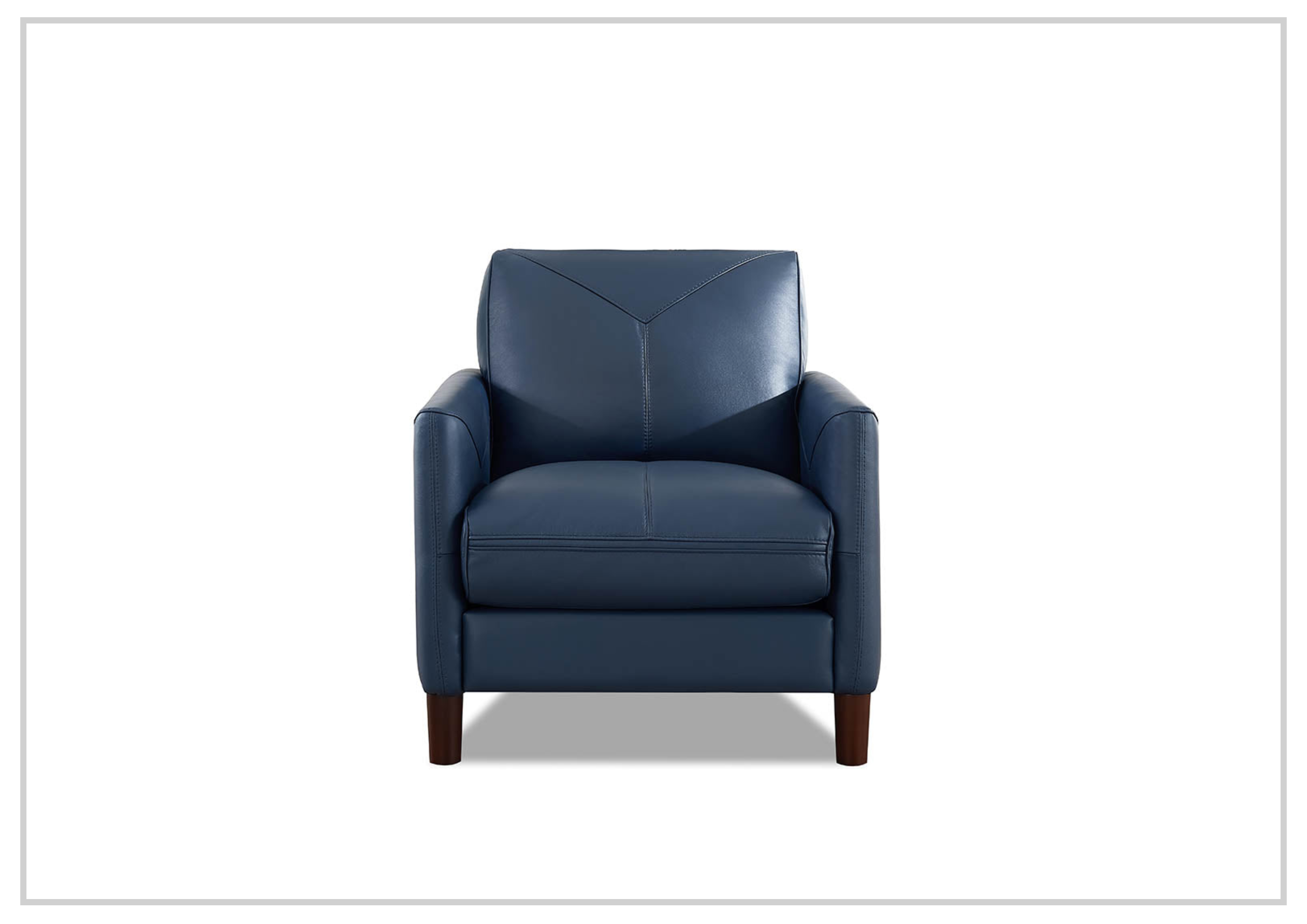 Hydeline Yorkdale Genuine Leather Armchair - Ergonomic Office Chair for Home & Office Comfort - Perfect for Workstations, Study Rooms & Executive Suites