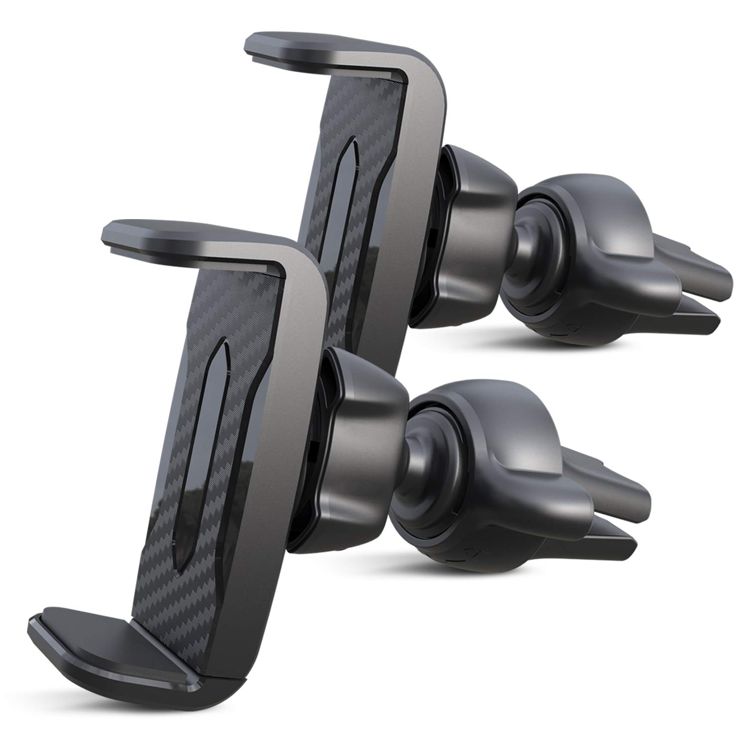 2-Pack Universal Car Vent Phone Mount - Expandable Grip for Safe Driving