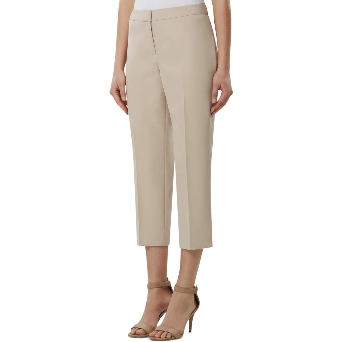 Tahari ASL Women's Slim Leg Cropped Pants - Comfortable Office Work Pants for Business Casual & Professional Wear
