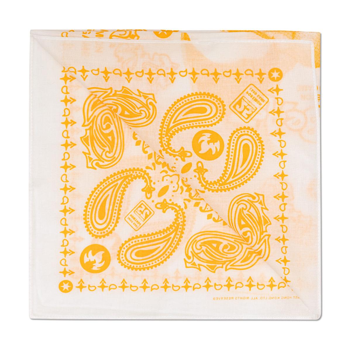 Pokémon TCG Bandana - White Cotton Neck Scarf for Pokémon Fans, Collectors & Trainers | Perfect for Cosplay, Conventions & Gaming Events