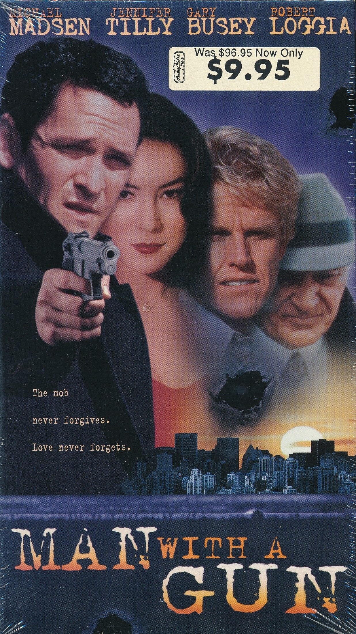 Man With a Gun - Classic Action VHS Movie - Collectible Vintage Film for Movie Enthusiasts & 80s Nostalgia Fans - Perfect for Home Theater Nights and Retro Film Collections