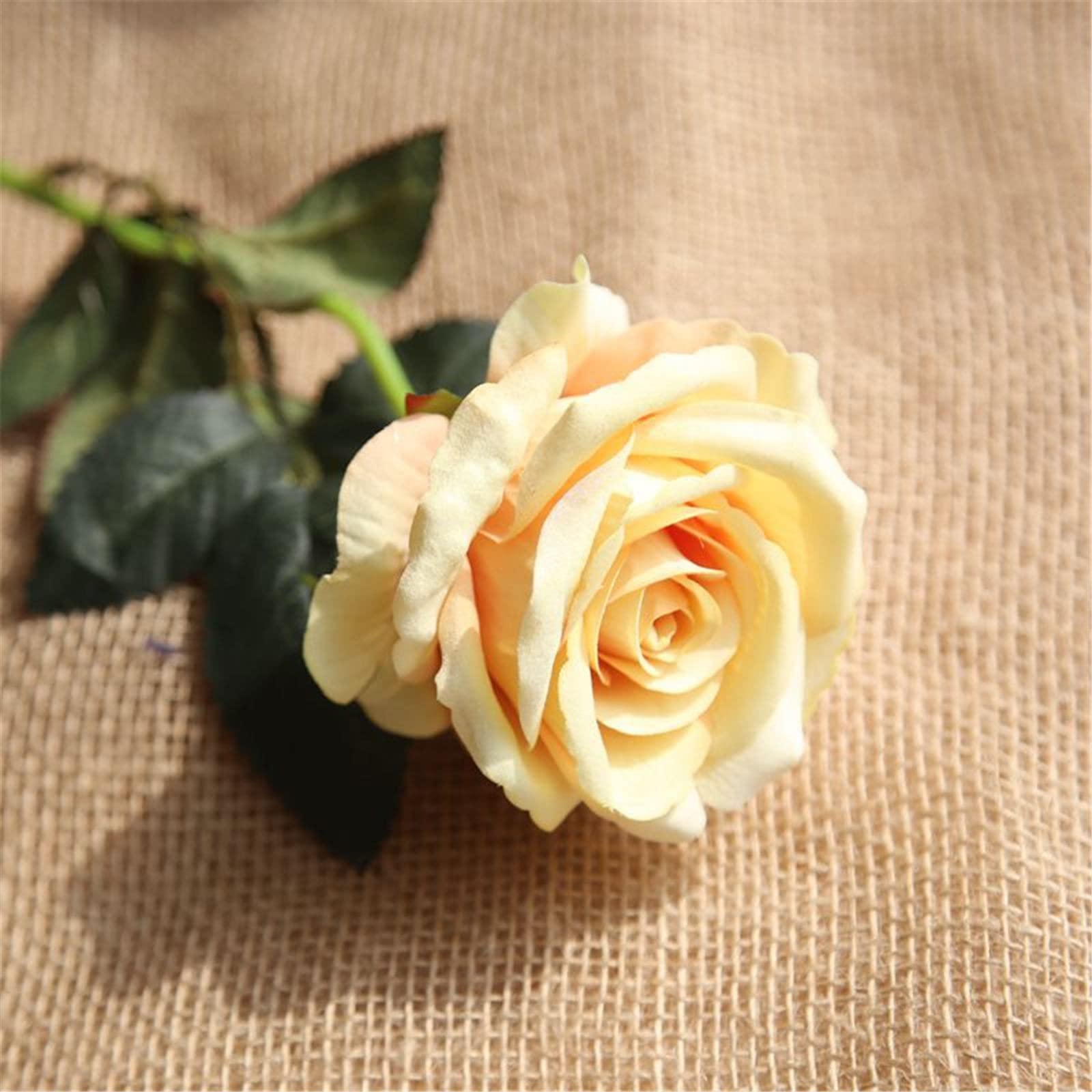 MILAX Artificial Silk Rose Flowers - Pink & White Fake Roses for Wedding Bouquets, Bridal Centerpieces, Home Decor, Party Arrangements - Perfect for Romantic Weddings, Elegant Home Styling & Special Events (One Size)