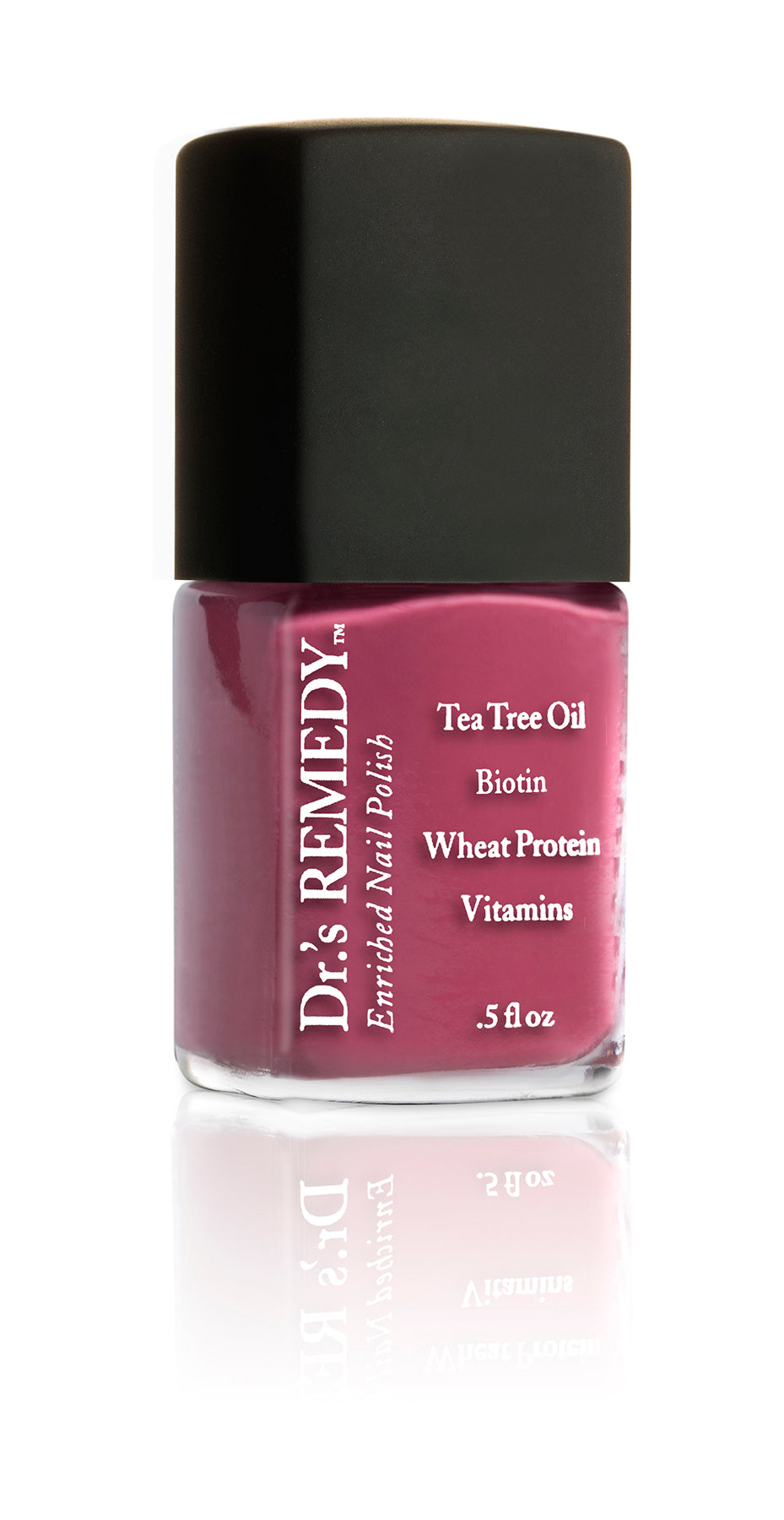 Dr.'s Remedy BRAVE Berry Nail Polish - 0.5 fl oz Vegan & 17-Free Formula - Perfect for Manicures, Pedicures & Special Occasions