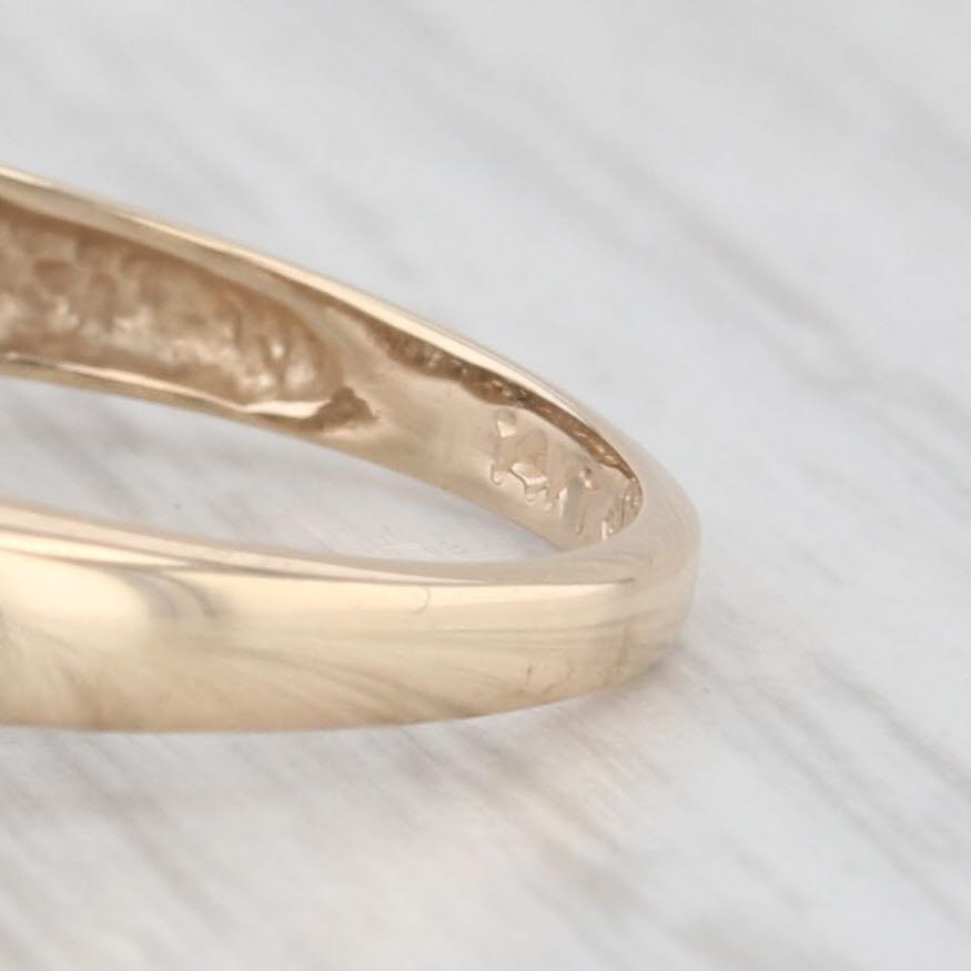 0.45ctw Diamond Cluster Ring in 14k Yellow Gold - Size 8 | Elegant Wedding Band, Anniversary Gift & Everyday Jewelry for Women