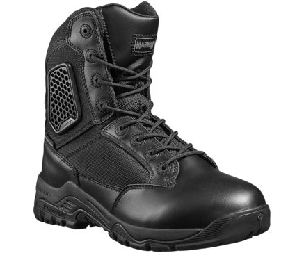 Magnum Stealth Force 8 Waterproof Tactical Boots for Men & Women - Side Zipper Military Uniform Shoes H5432 - Ideal for Law Enforcement, Security Work & Outdoor Activities
