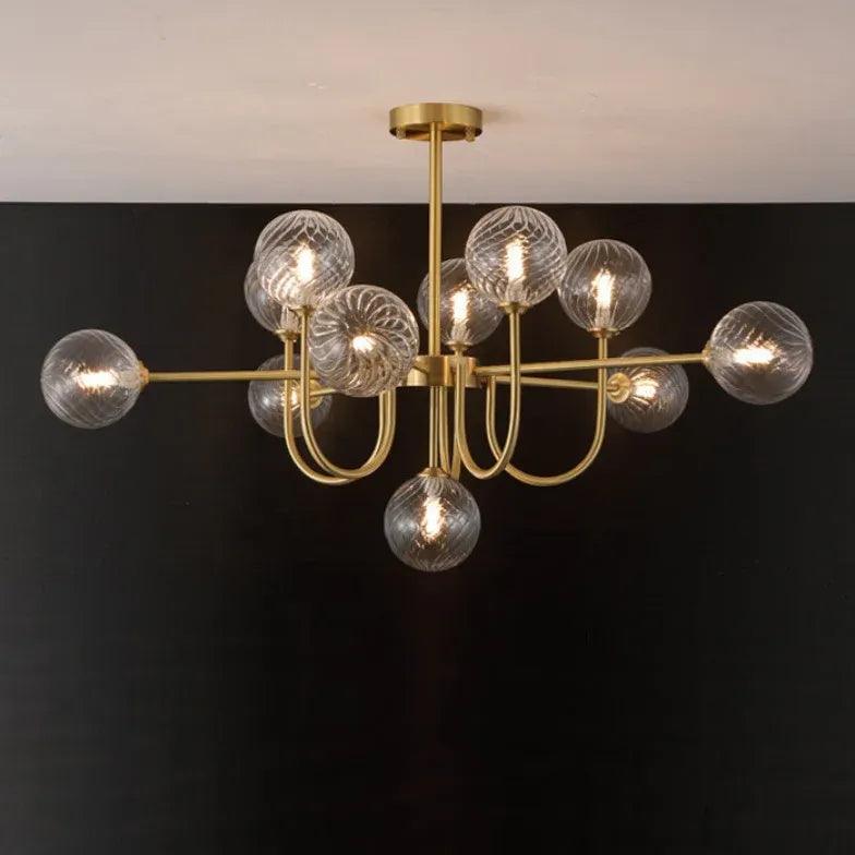 Modern White Asymmetric Chandelier for Living Room - Elegant Ceiling Light Fixture for Dining Room, Bedroom & Home Decor