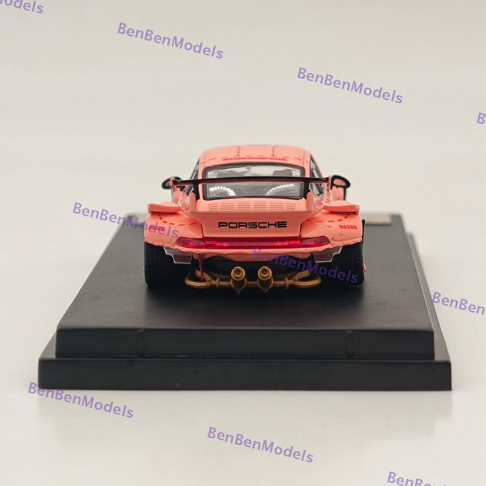 1:64 Scale SW 911 RWB 993 #23 Pink Racing Sports Diecast Model Car - Limited Edition Collectible for Display, Racing Enthusiasts & Car Lovers