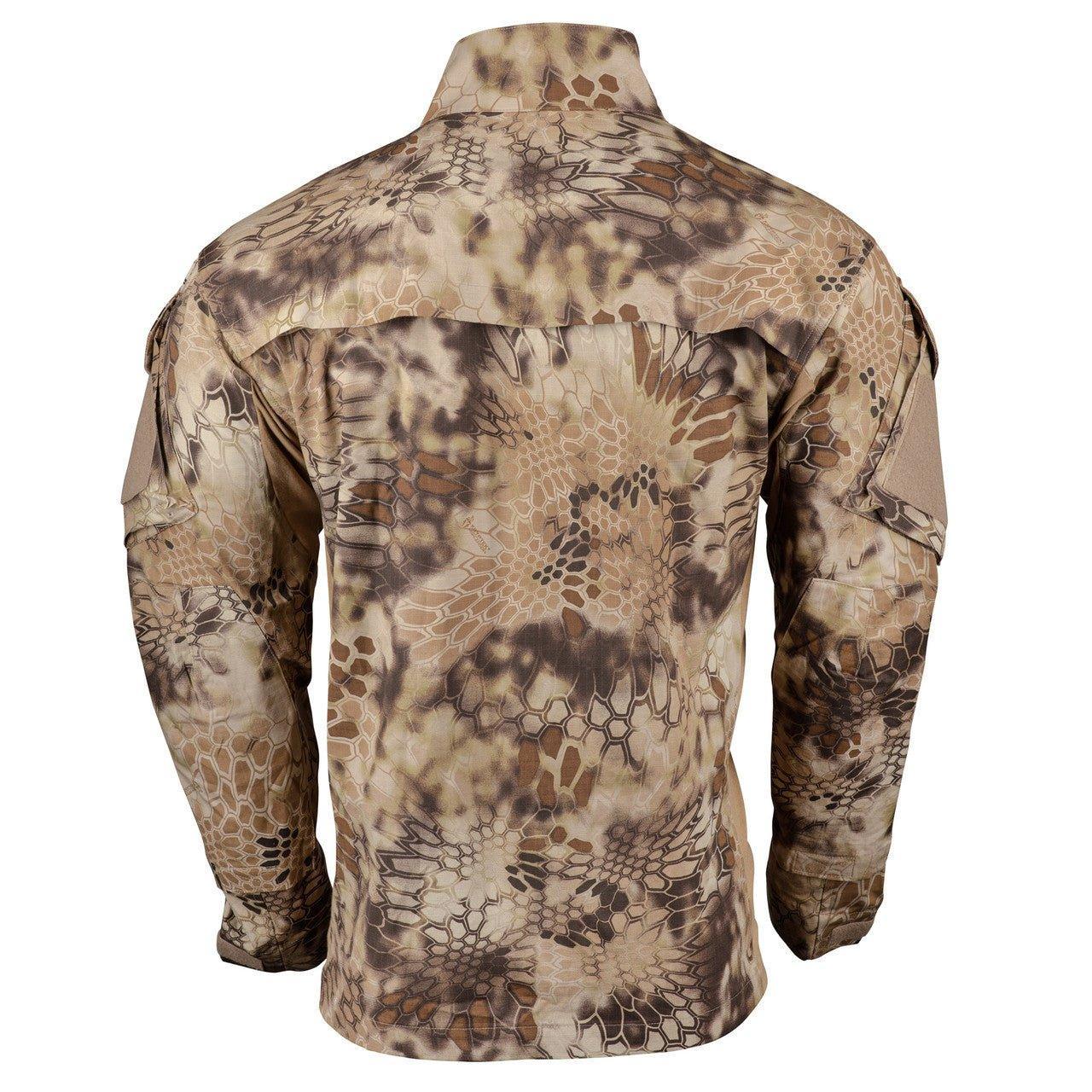 Combat Field Shirt - Military Tactical Shirt for Outdoor Survival & Airsoft - Durable Camo Shirt for Hunting, Hiking & Adventure Activities