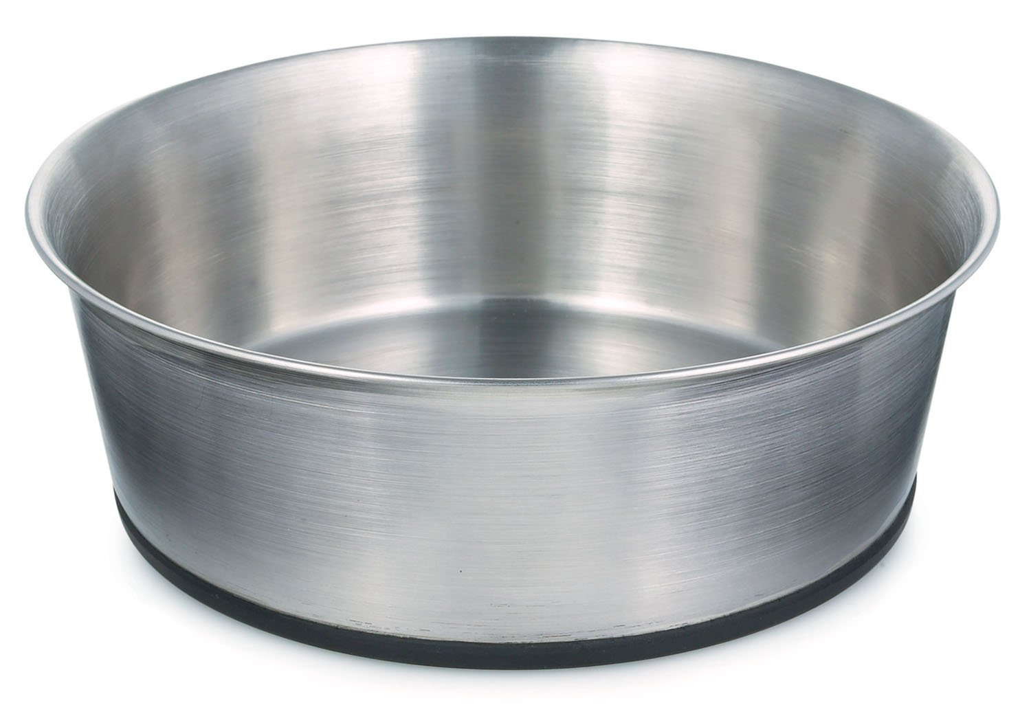 Premium Stainless Steel Dog Bowl with Non-Slip Rubber Base - 30oz (1 Pack) - Durable Pet Food & Water Dish for Large Dogs - Perfect for Indoor, Outdoor & Travel Use