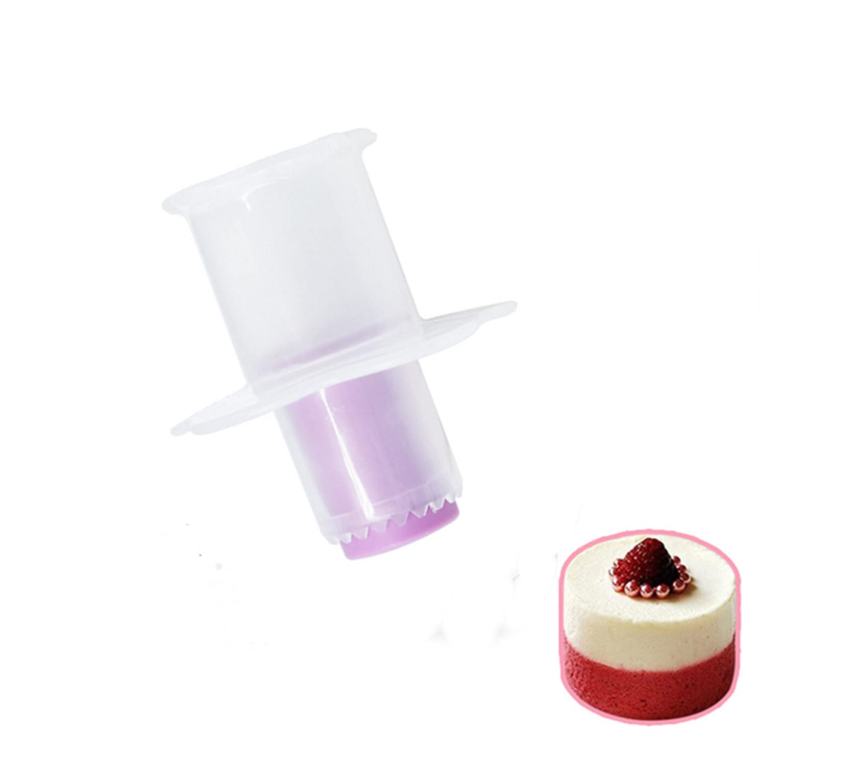 Purple Cupcake Plunger Cutter - Kitchen Corer for Baking & Cake Decorating