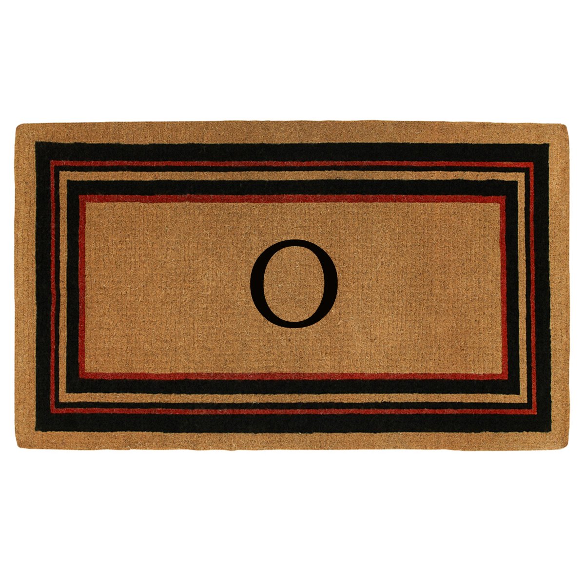 Calloway Mills Esquire 2' x 3' Extra-Thick Monogrammed Doormat - Personalized Letter O - Durable Indoor/Outdoor Welcome Mat for Front Door, Porch & Entryway