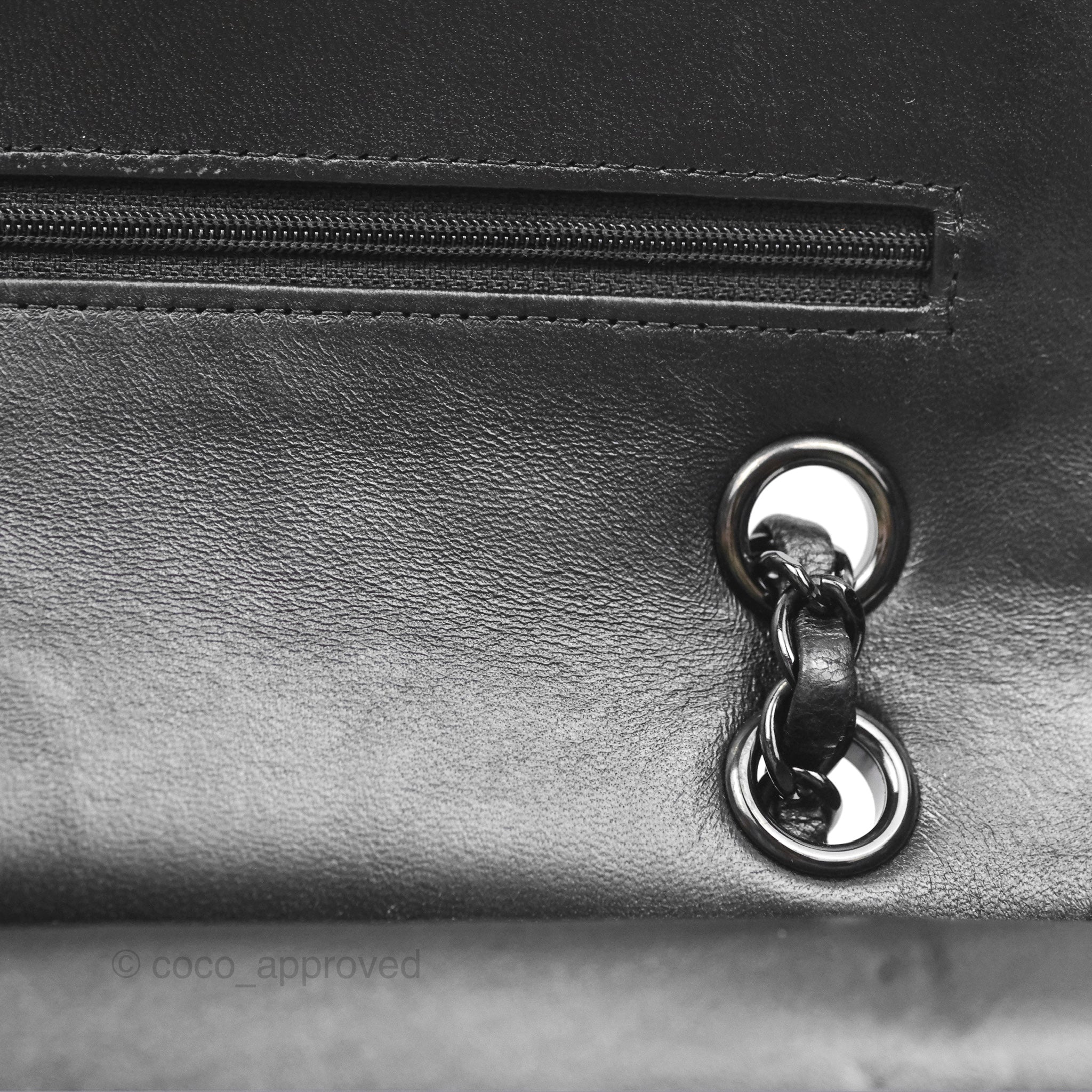 Chanel Classic Medium Flap Bag Chevron So Black Calfskin Leather - Perfect for Evening Events & Luxury Fashion Accessories