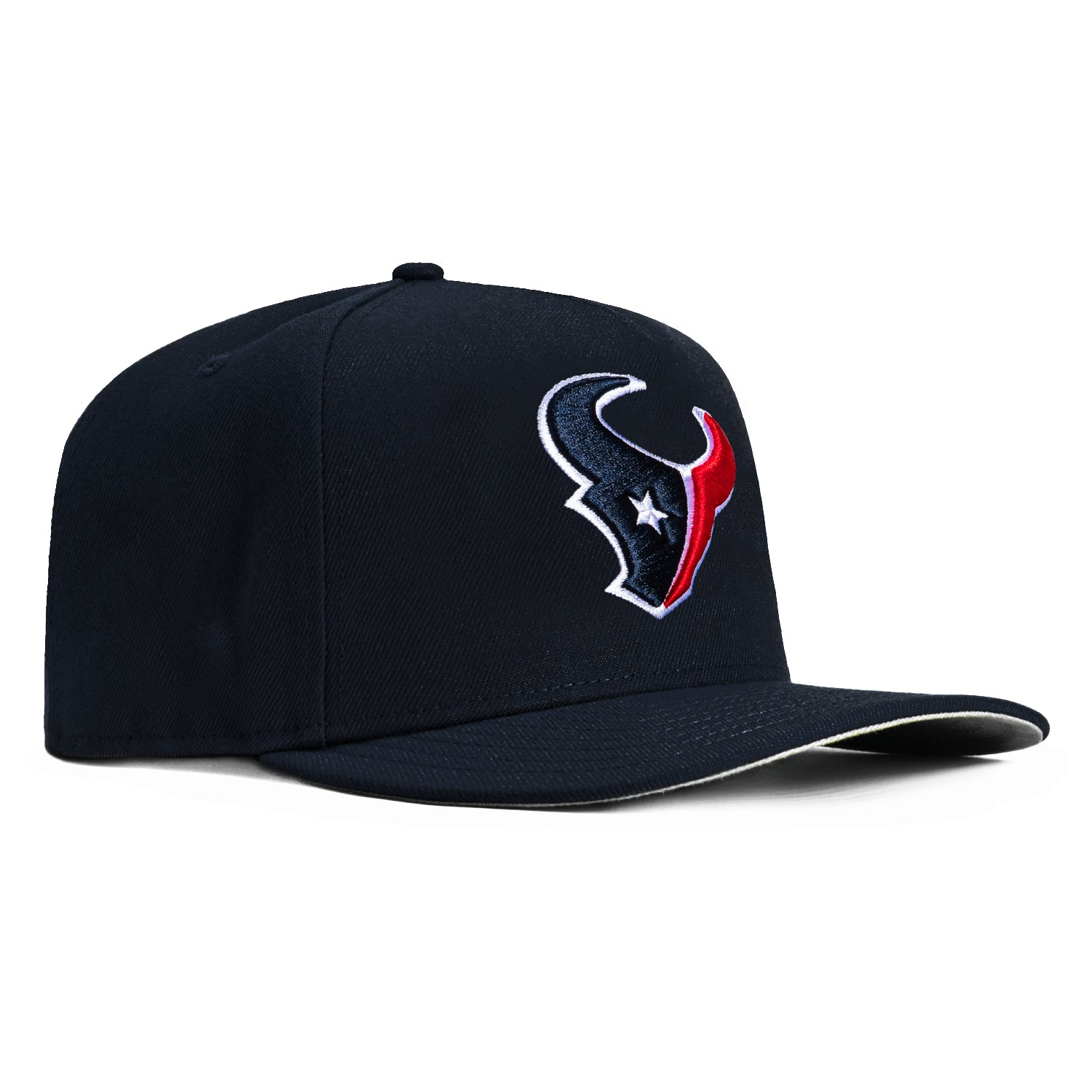 New Era 9Fifty A-Frame Houston Texans Snapback Adjustable Baseball Cap - Navy Blue | Perfect for Football Games, Sports Events & Casual Outfits