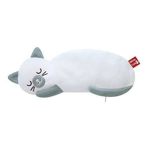 Mitis Cats Hot & Cold Therapy Eye Pillow for Stress Relief - Lavender Scented Siamese Cat Design | Perfect for Migraines, Insomnia & Relaxation at Home or Travel